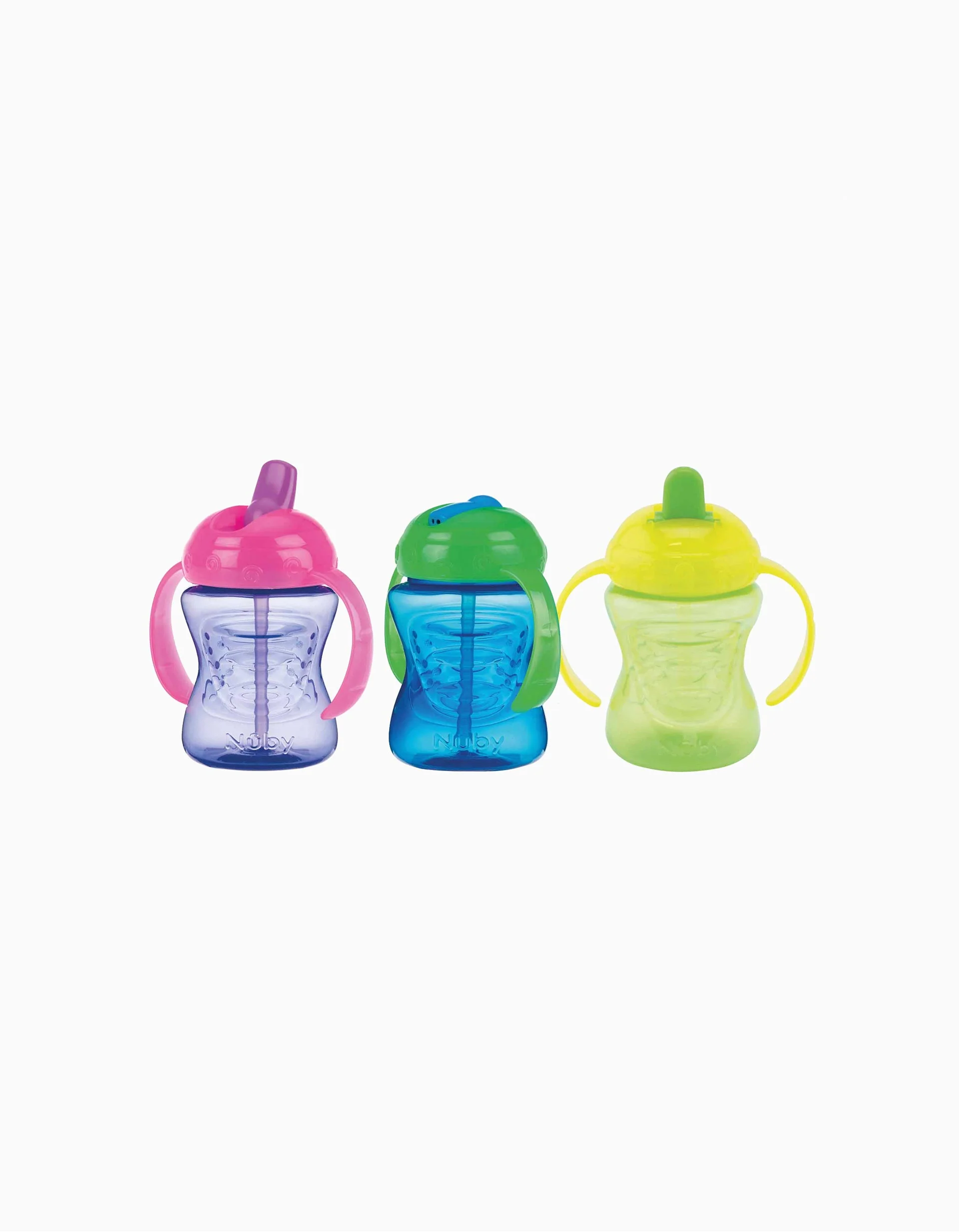 2 In 1 Learning Cup 240Ml Nuby 9M+ (Assorted)