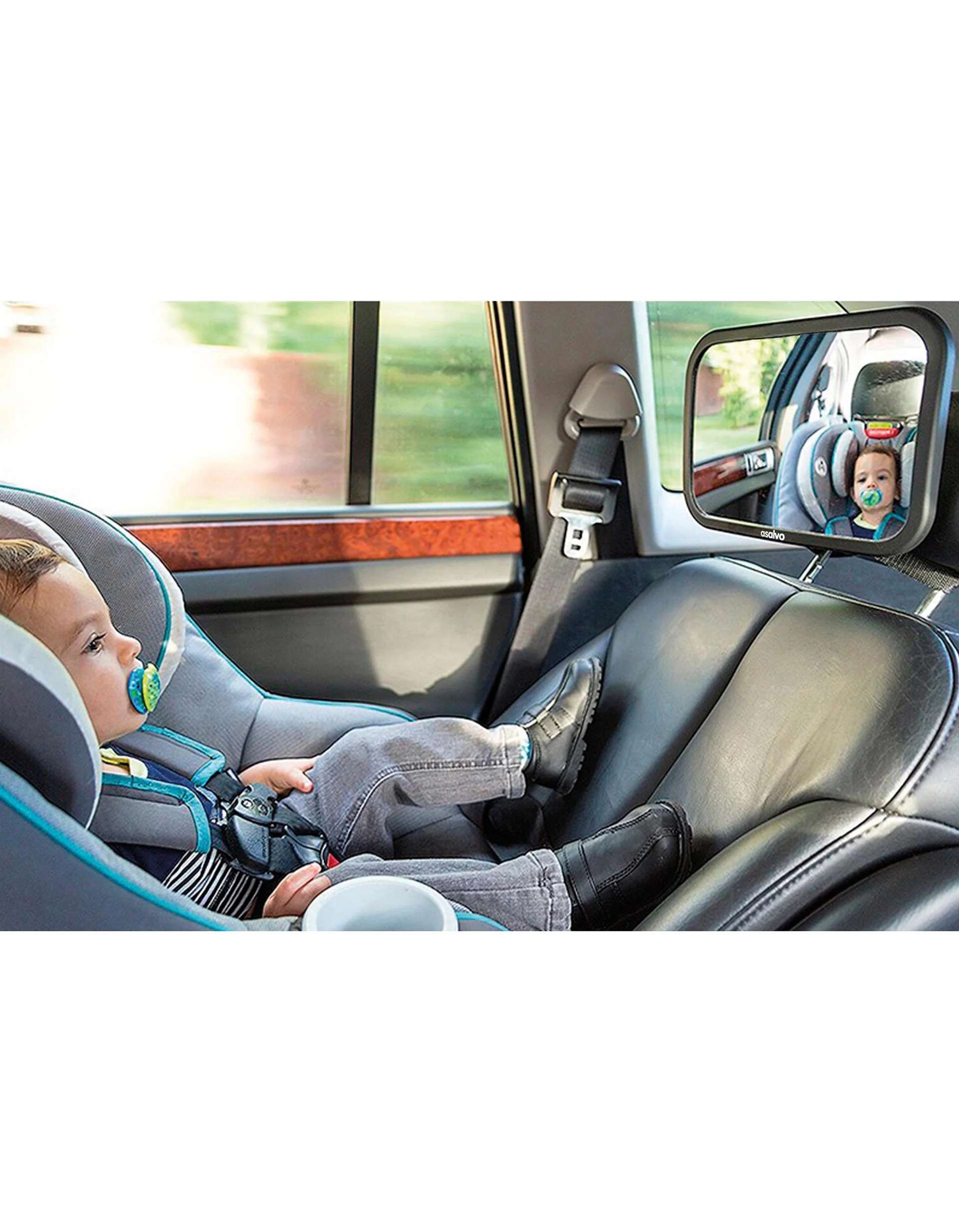 Universal Rear-view Mirror Asalvo Black