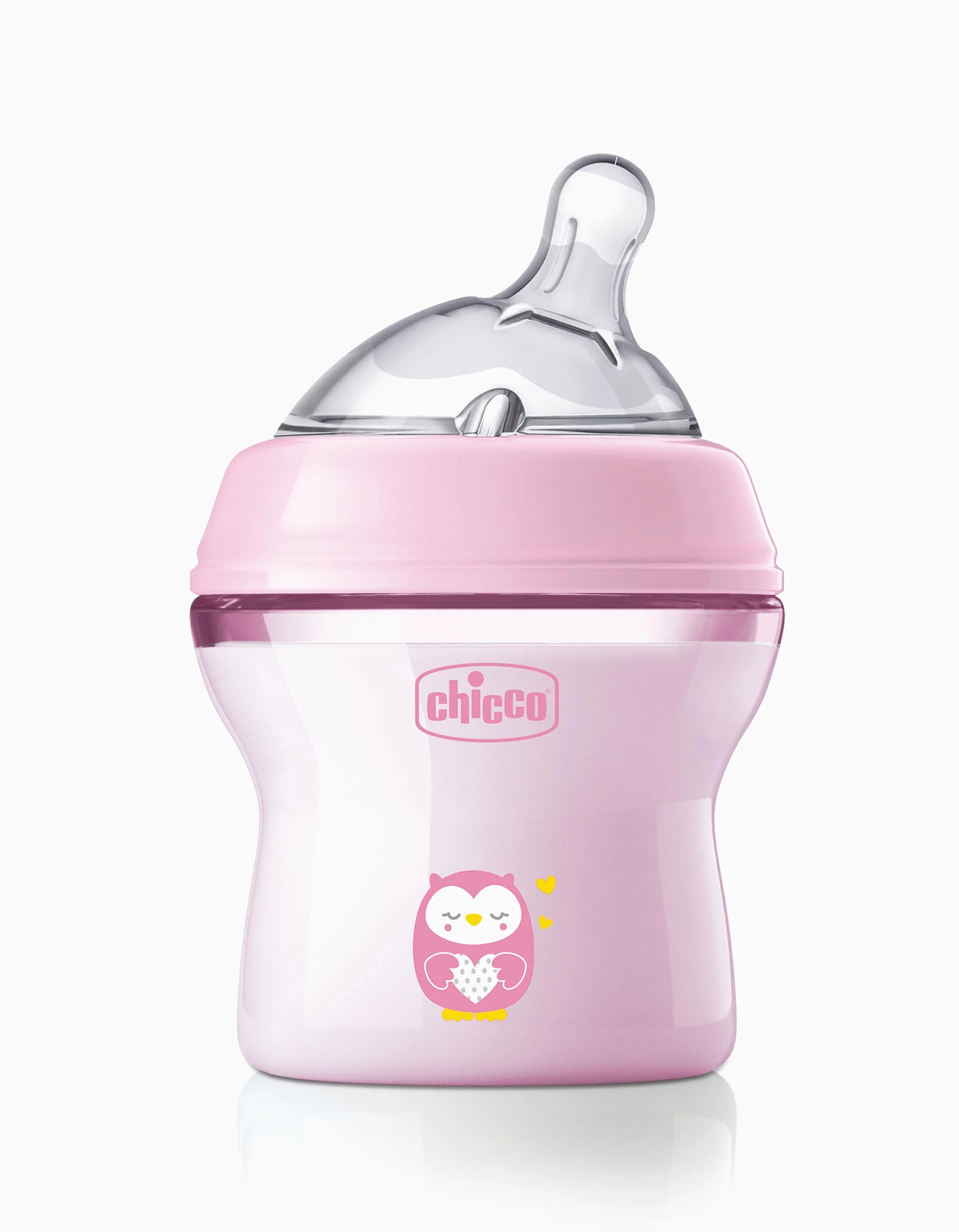 Bottle 250Ml NaturalFeeling Pink 0M+ Chicco
