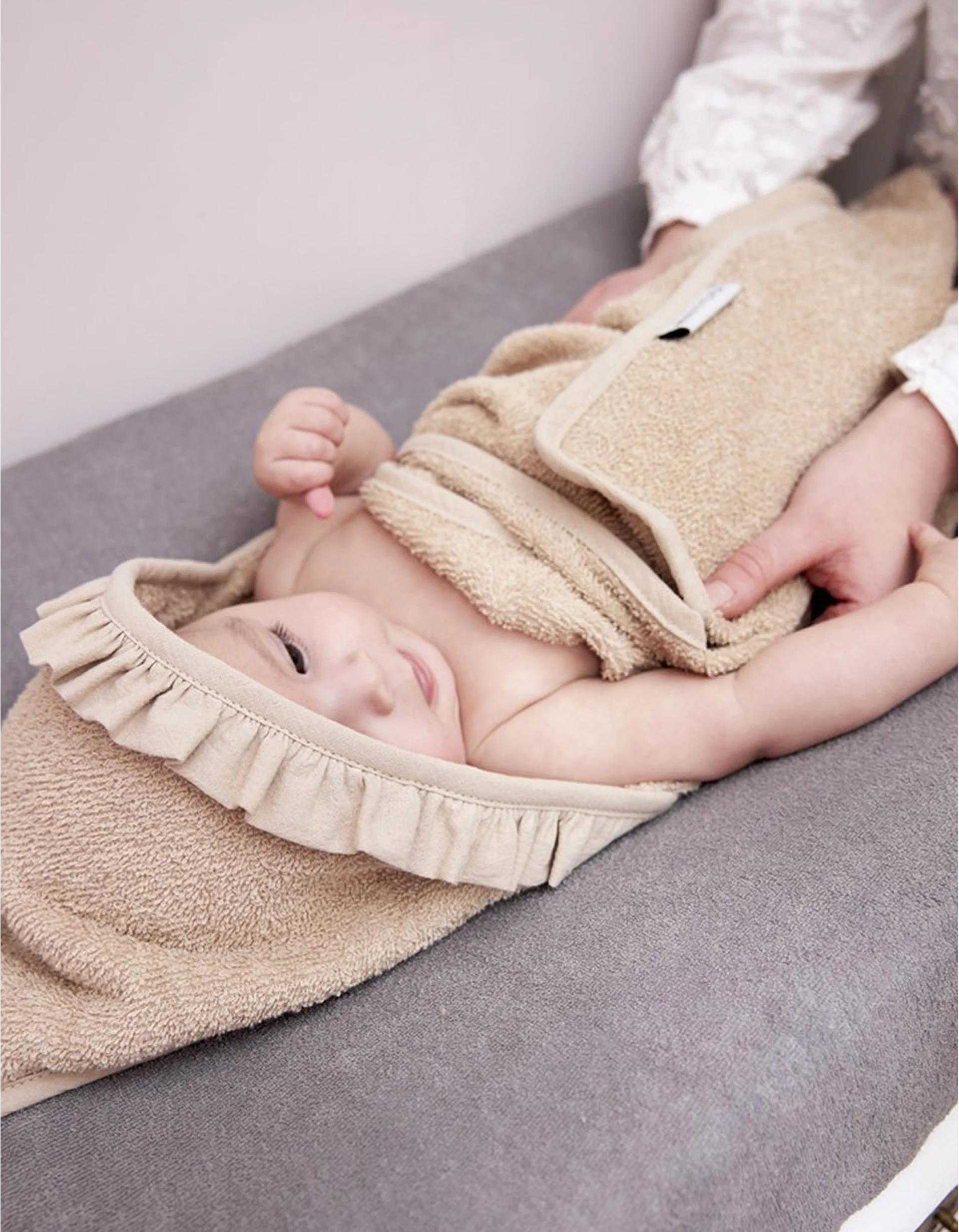 Meyco Hooded Bath Towel 80x80 cm, Terry Sand