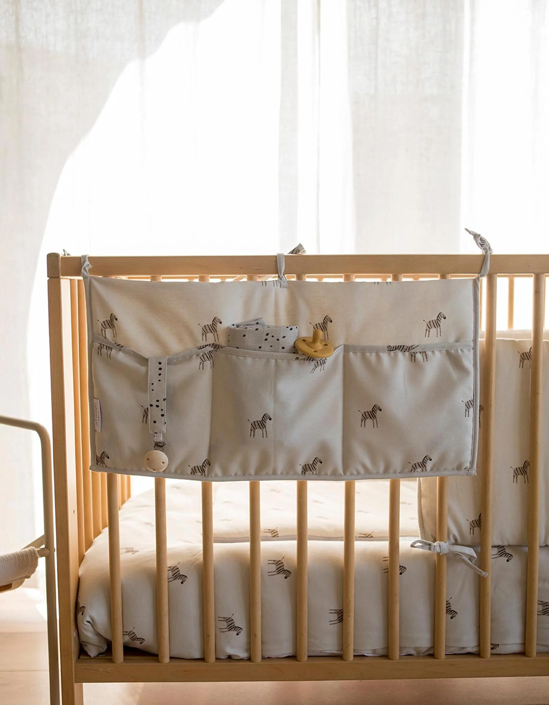 Crib Organizer Gloop! 30X60Cm, Zebra