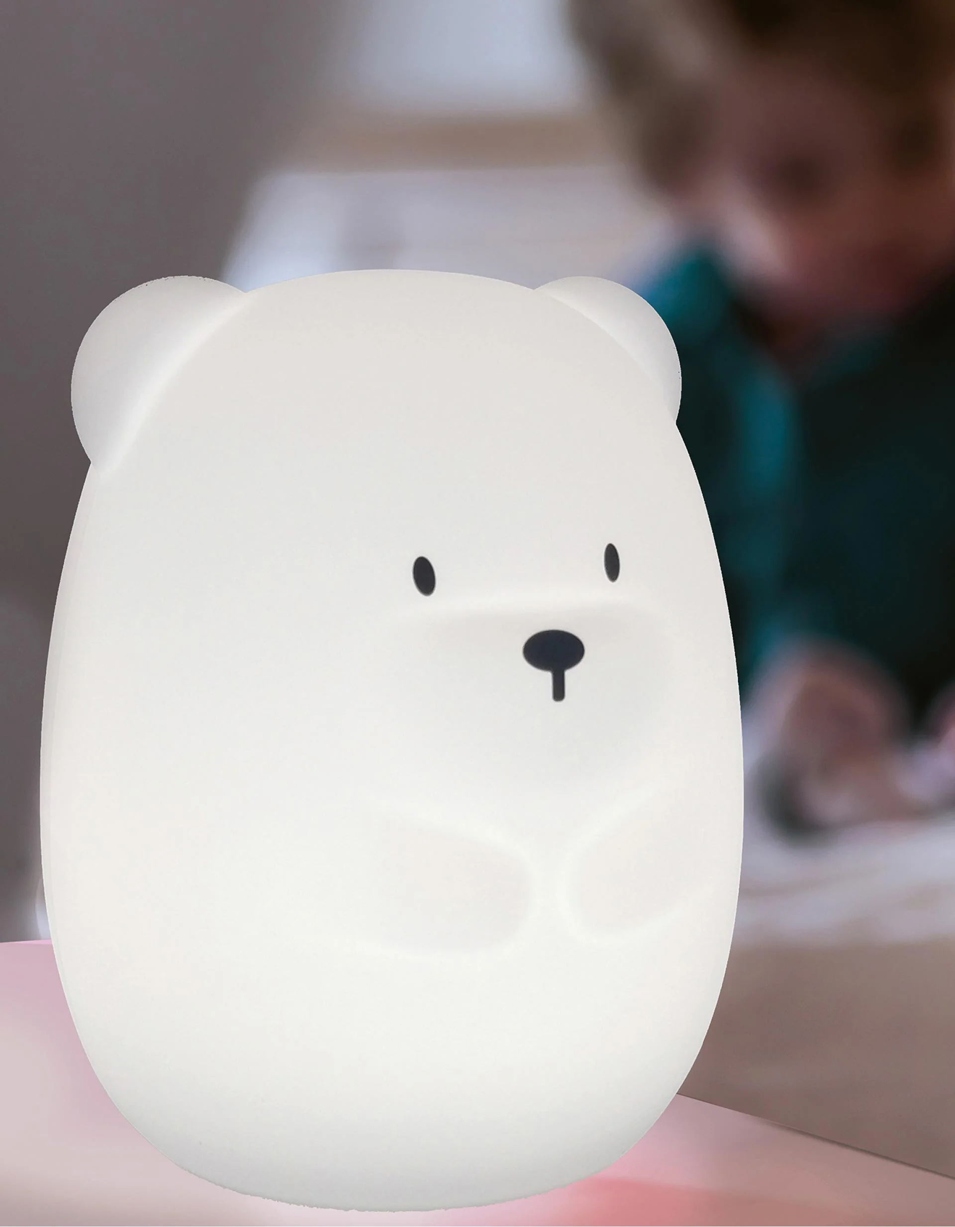 Night Light Big Bear White Nattou
