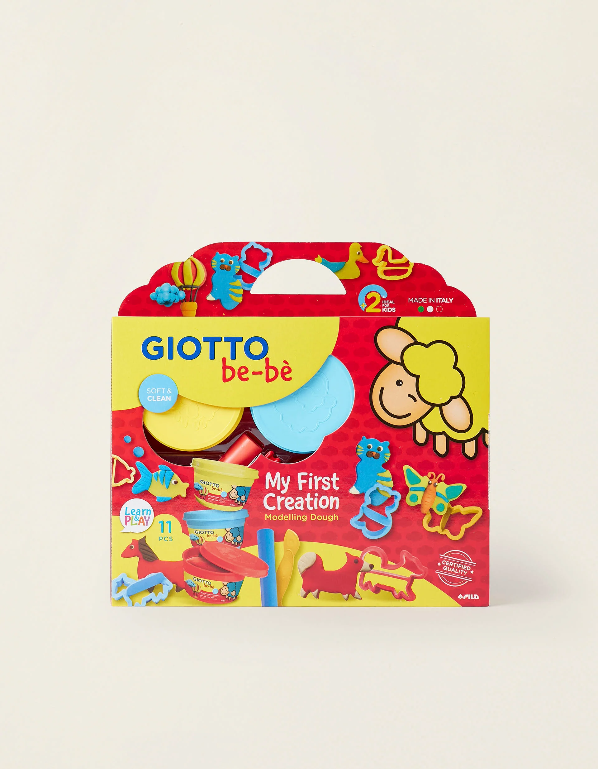Pack De Plasticina E Acessórios Giotto Be-Bè 'My First Creation' 3A+