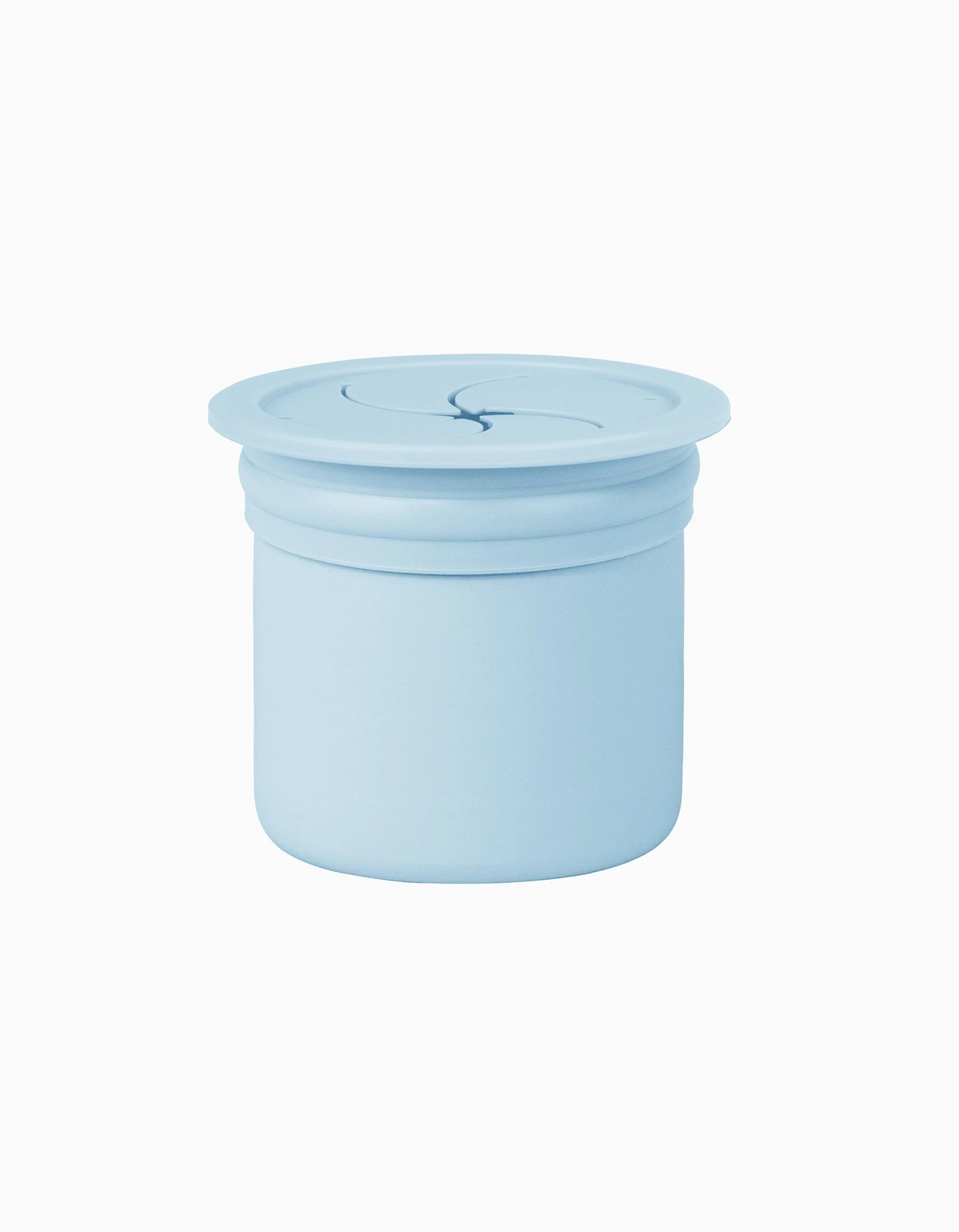 Snack Cup with Straw Blue/Grey Minikoioi 6M+
