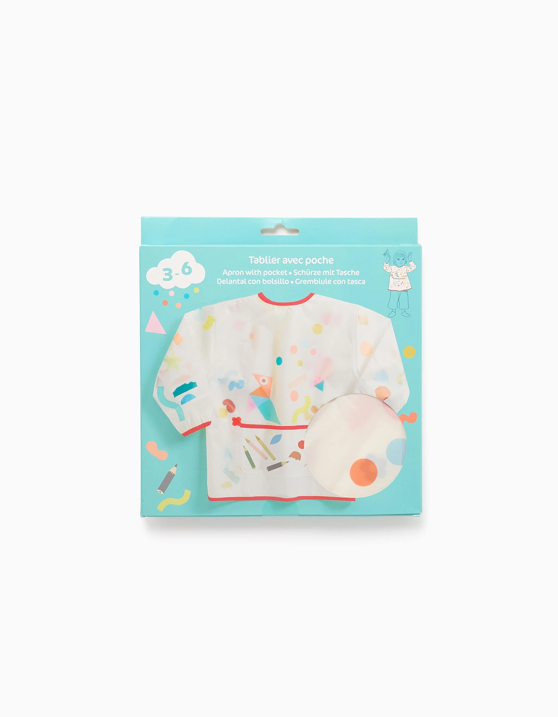 Painting Bib with Pocket Djeco, 3Y+