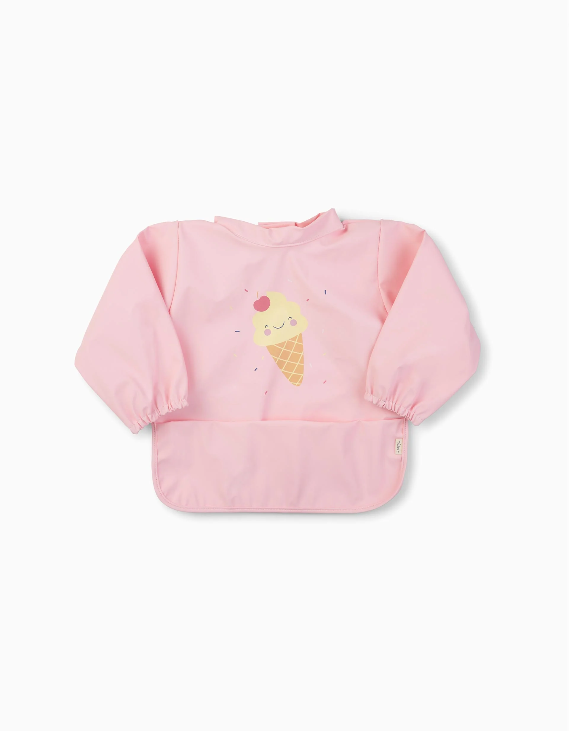 Saro Ice Cream Waterproof Bib with Sleeves