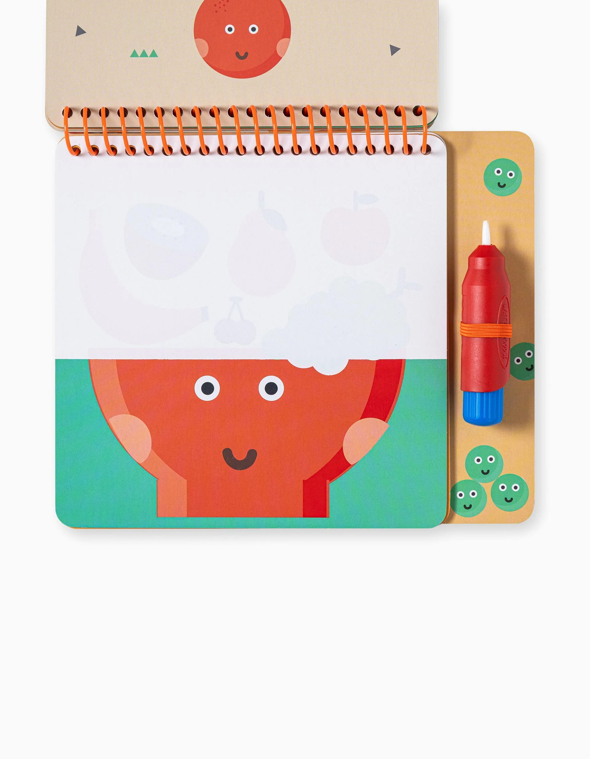 Water Colouring Book Food Edicare 4Y+