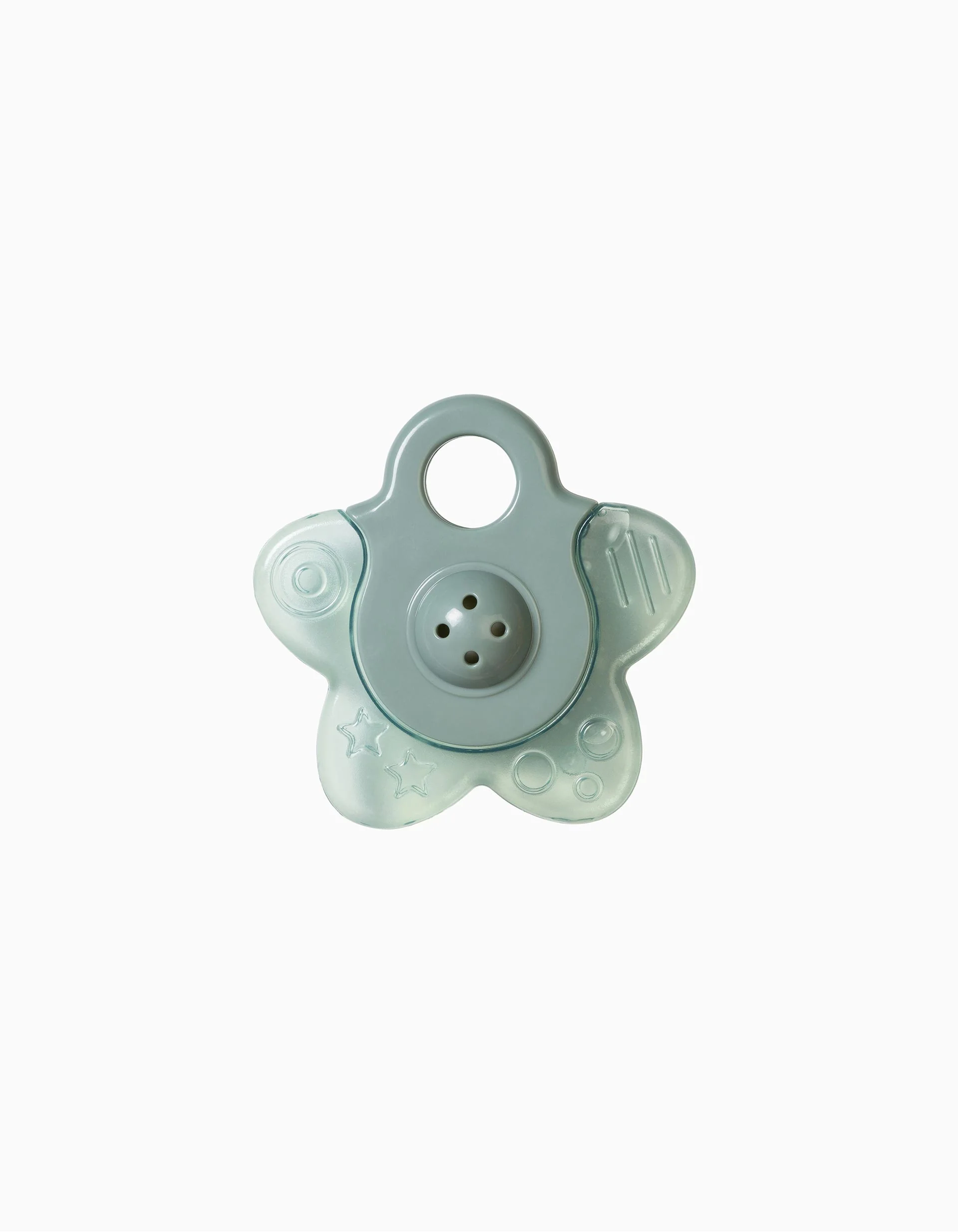 Water Teether with Rattle Star Saro Hunter, Mint