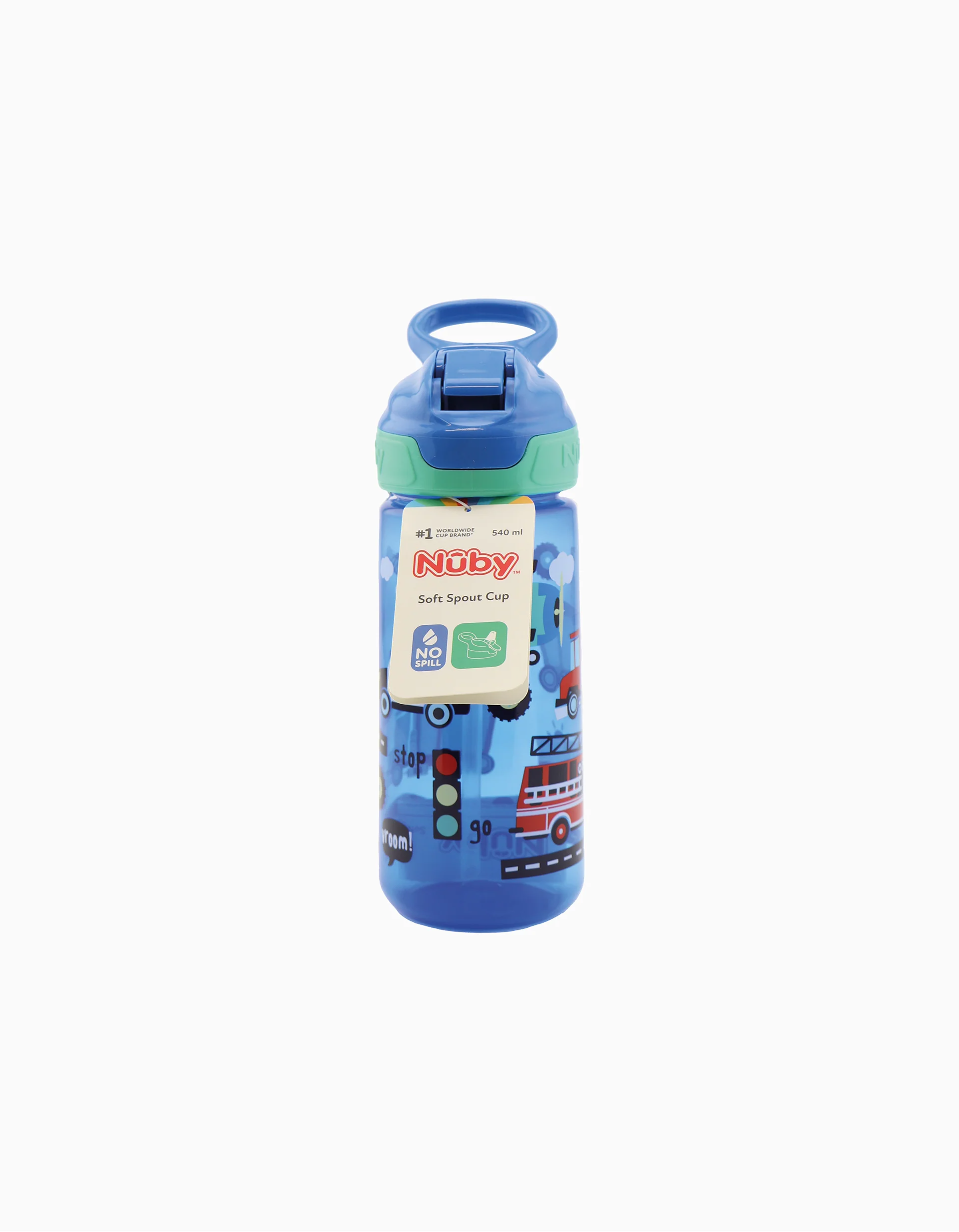 Learning Cup Soft Spout Nuby 540ml Nuby 36M+, Blue