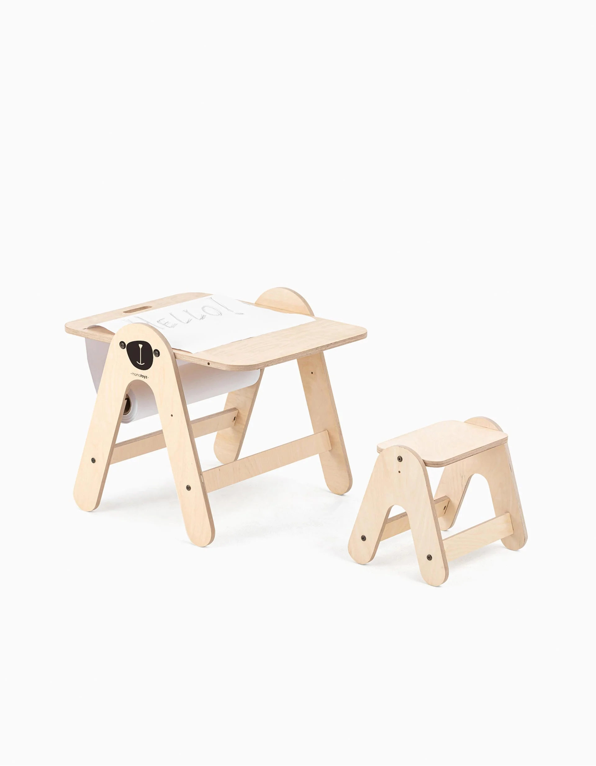 Activity Table With Board Mamatoyz 24M+, Natural