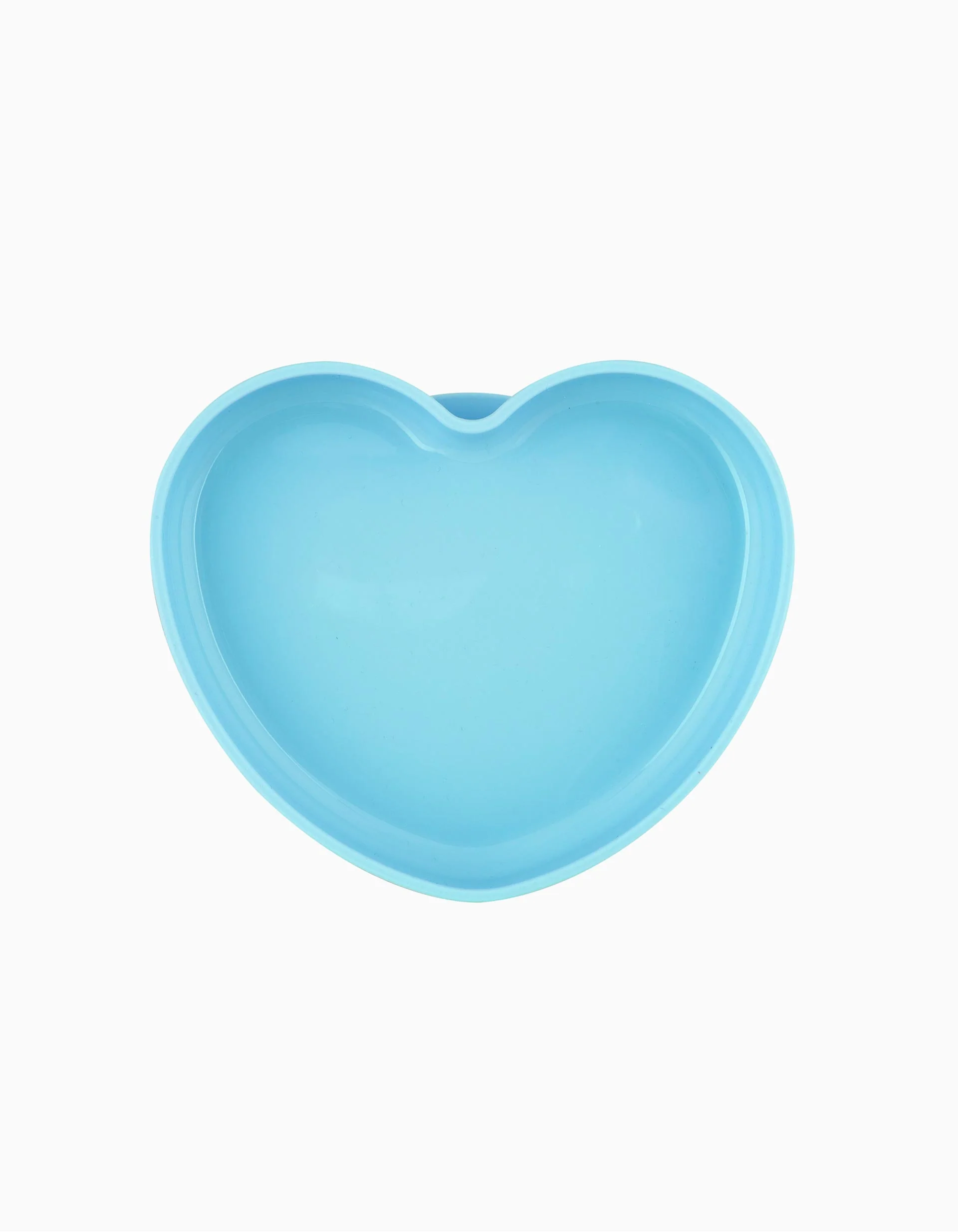 Silicone Plate, Eat Easy by Chicco, Heart. Blue