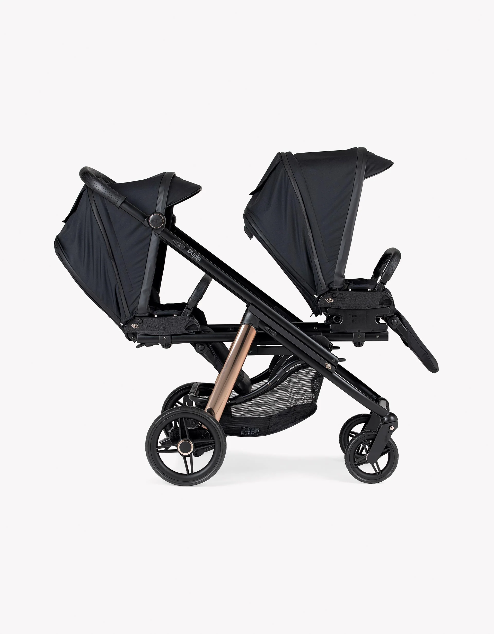 Bebecar Double Stroller Compact Black