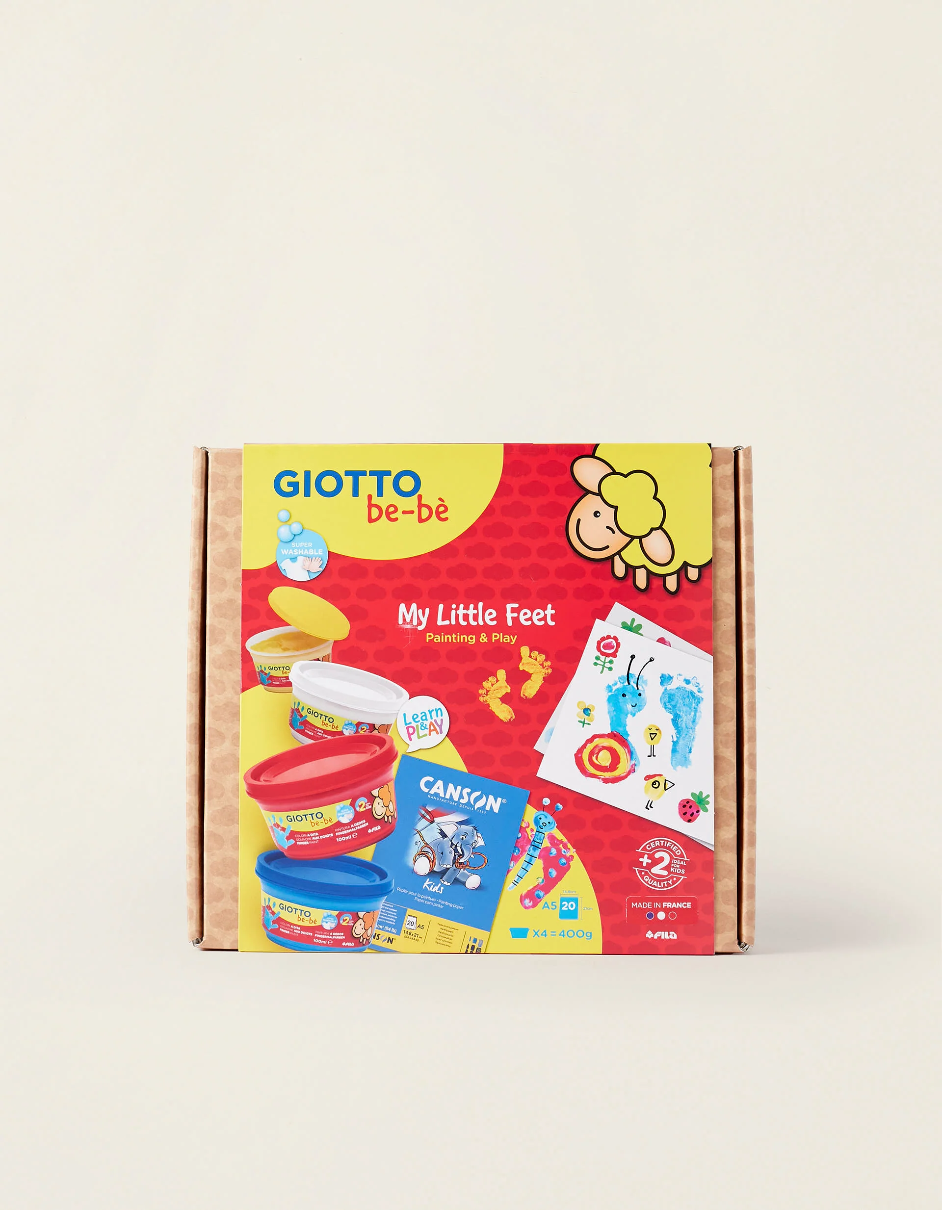 Giotto Be-Bè 'My Little Feet' Creative Set 3A+