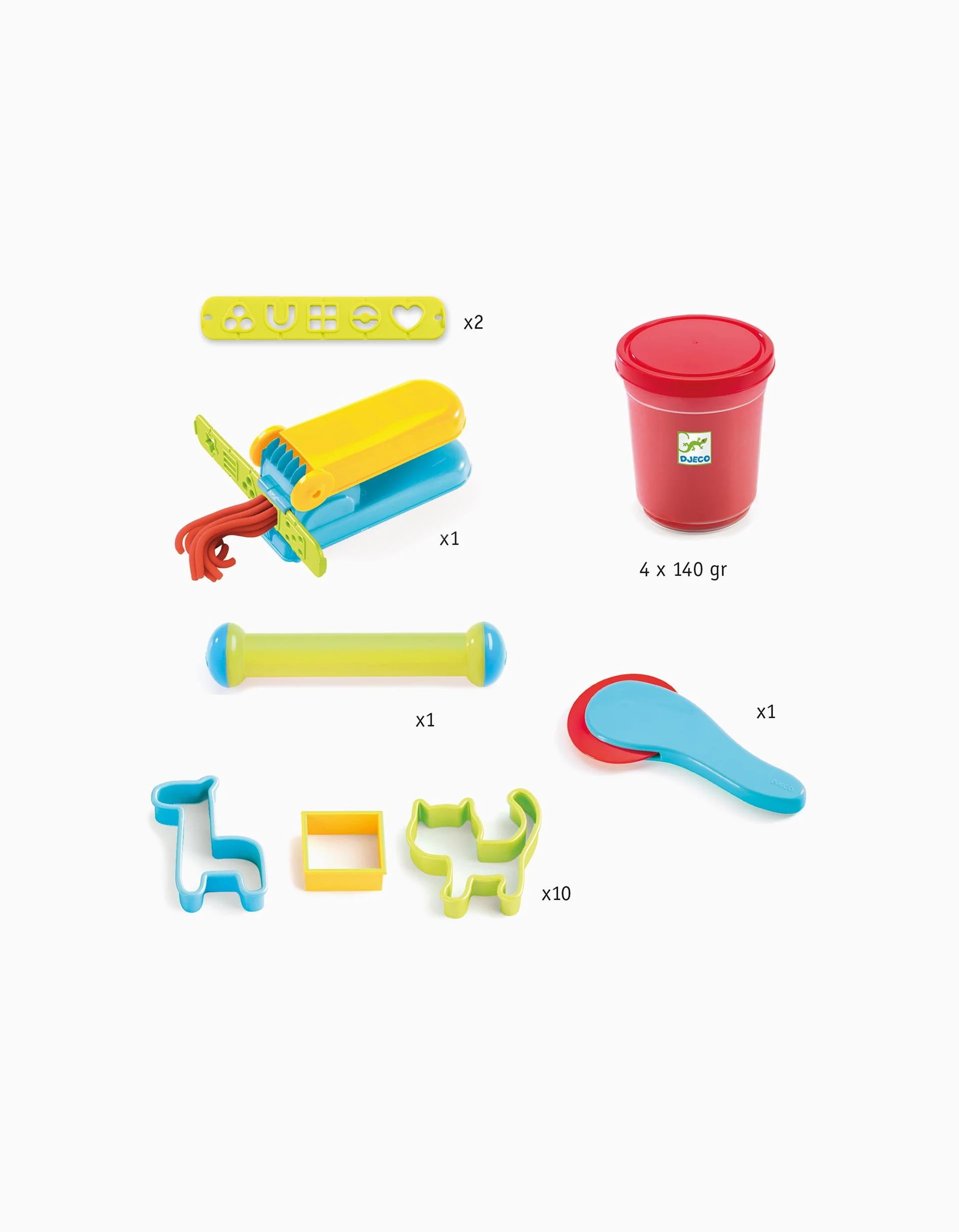 Play Dough And Accessories Set By Djeco