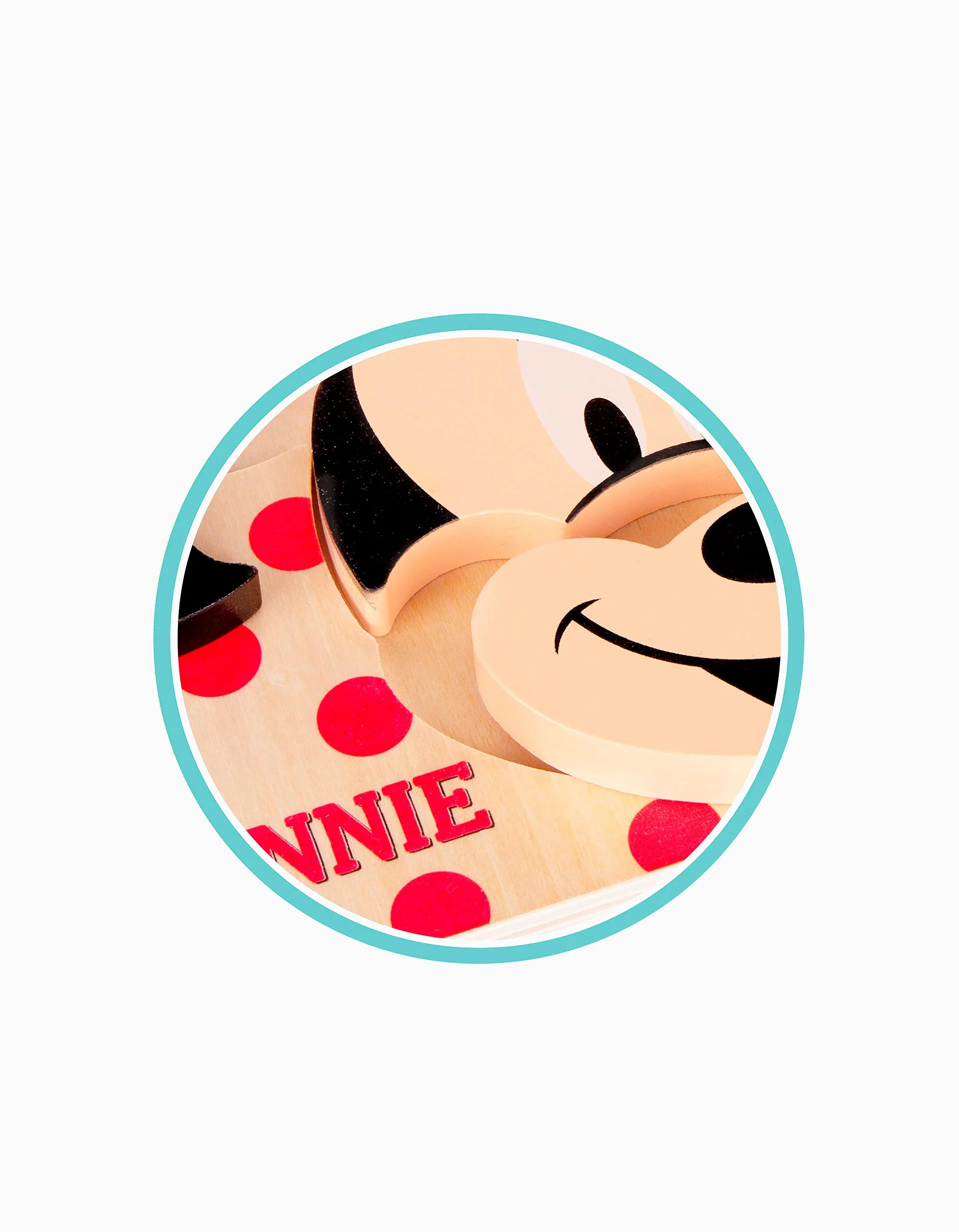Wooden Puzzle Board Minnie Disney 12M+