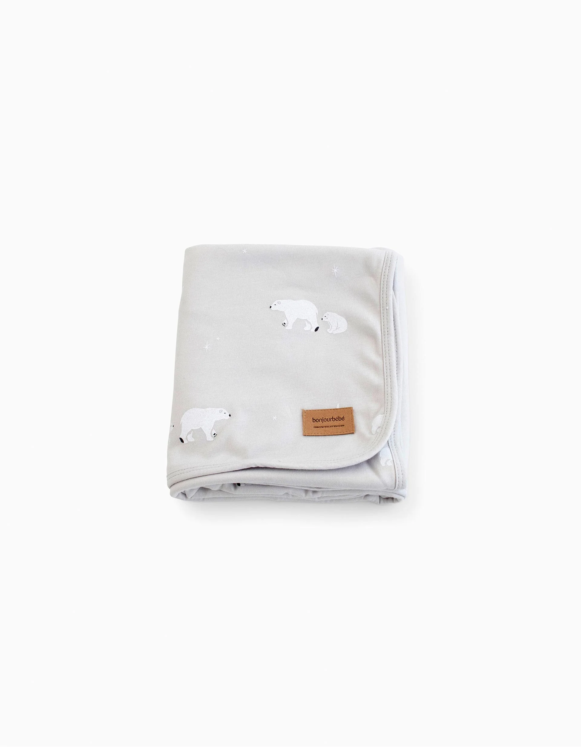 Cotton Swaddle Bonjour Bebe 65x80 Cm, Polaris Grey