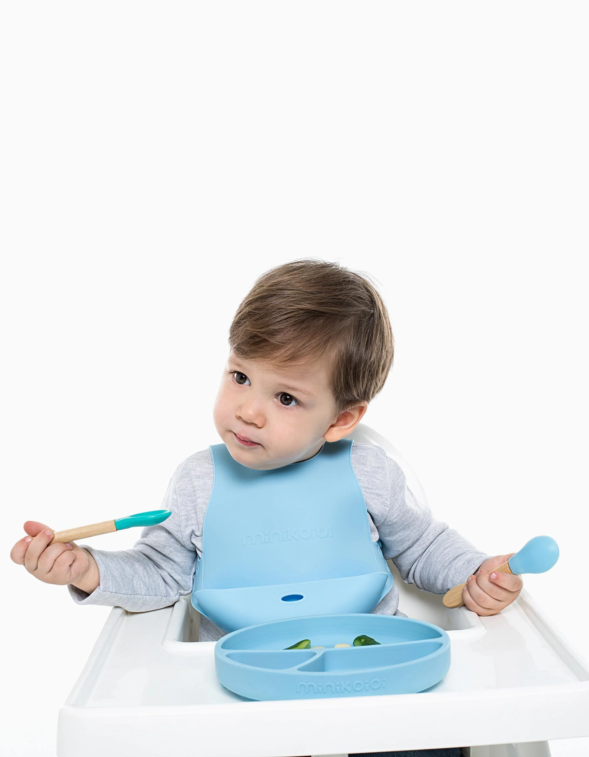 Plate Minikoioi 6M+ Blue