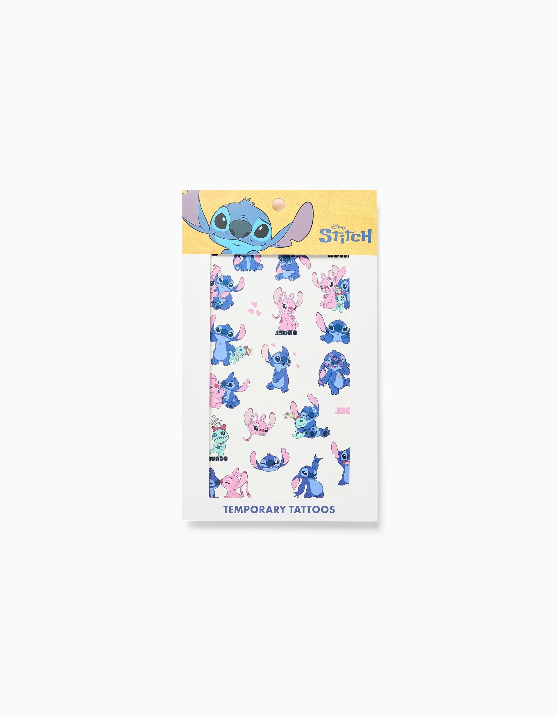 Temporary Tattoos with Stitch and Angel for Babies and Girls
