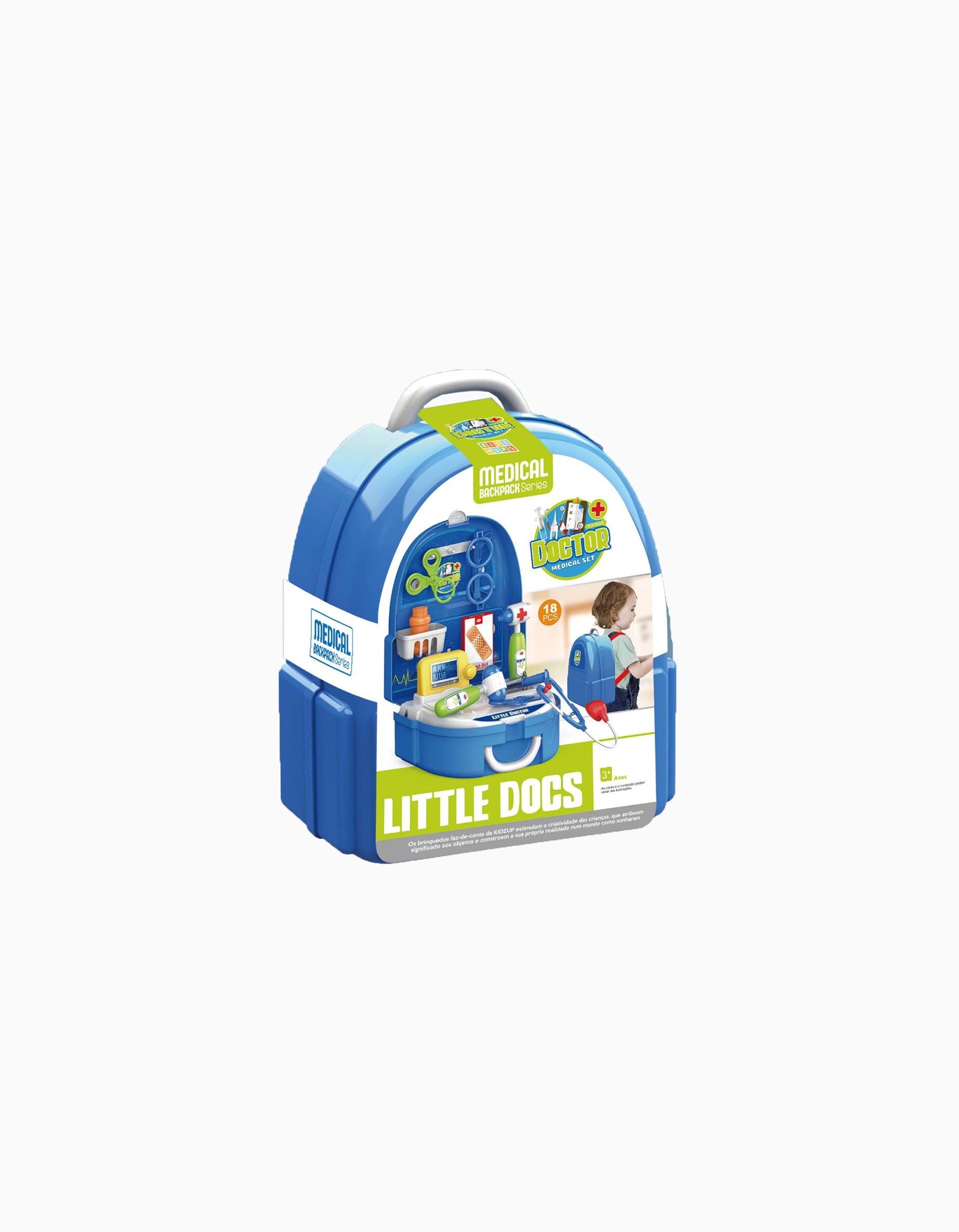 Doctor Medical Backpack Set 18pcs Kidz Up, 3Y+