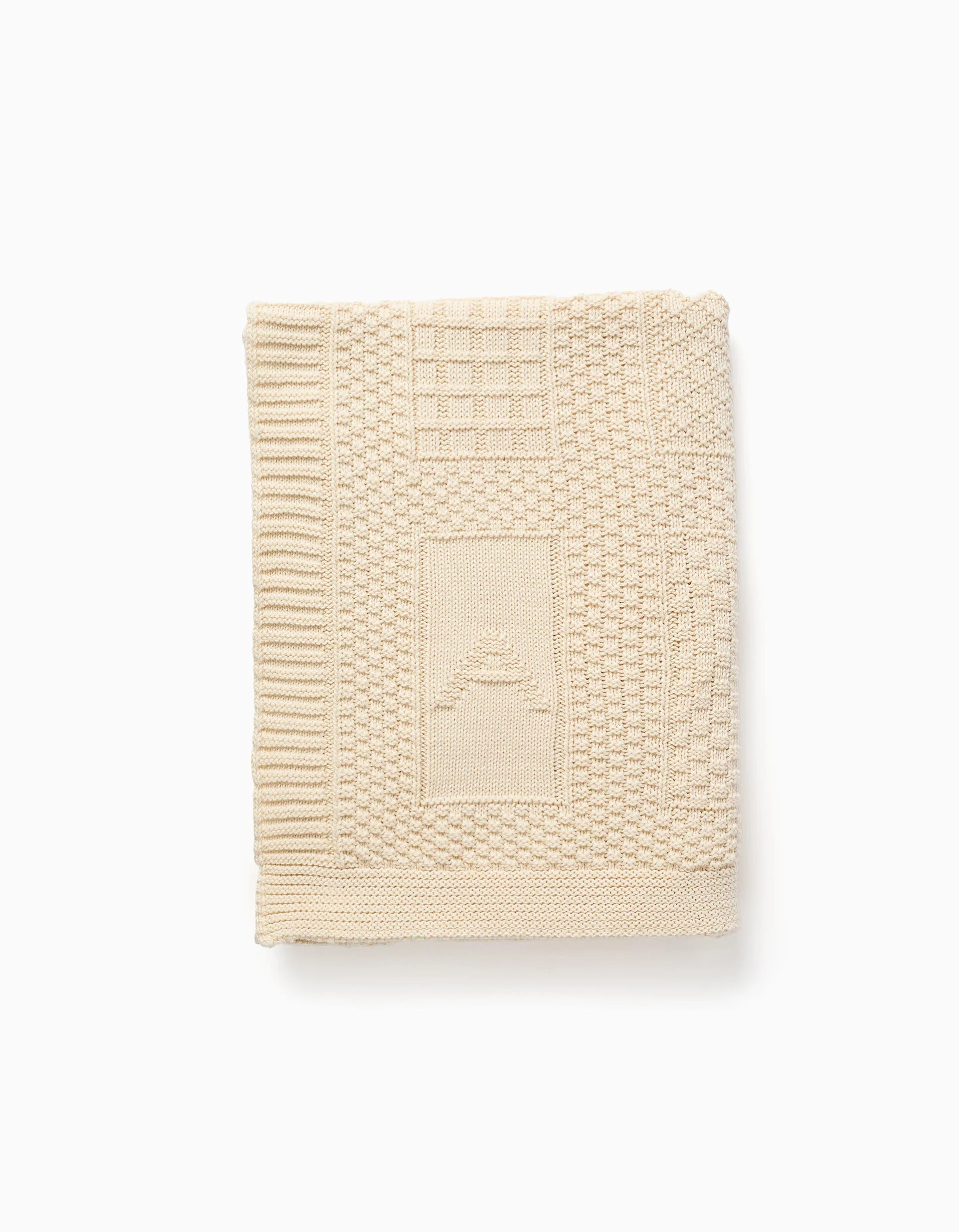 Cotton Blanket 75x100 cm Kinderland, Beige