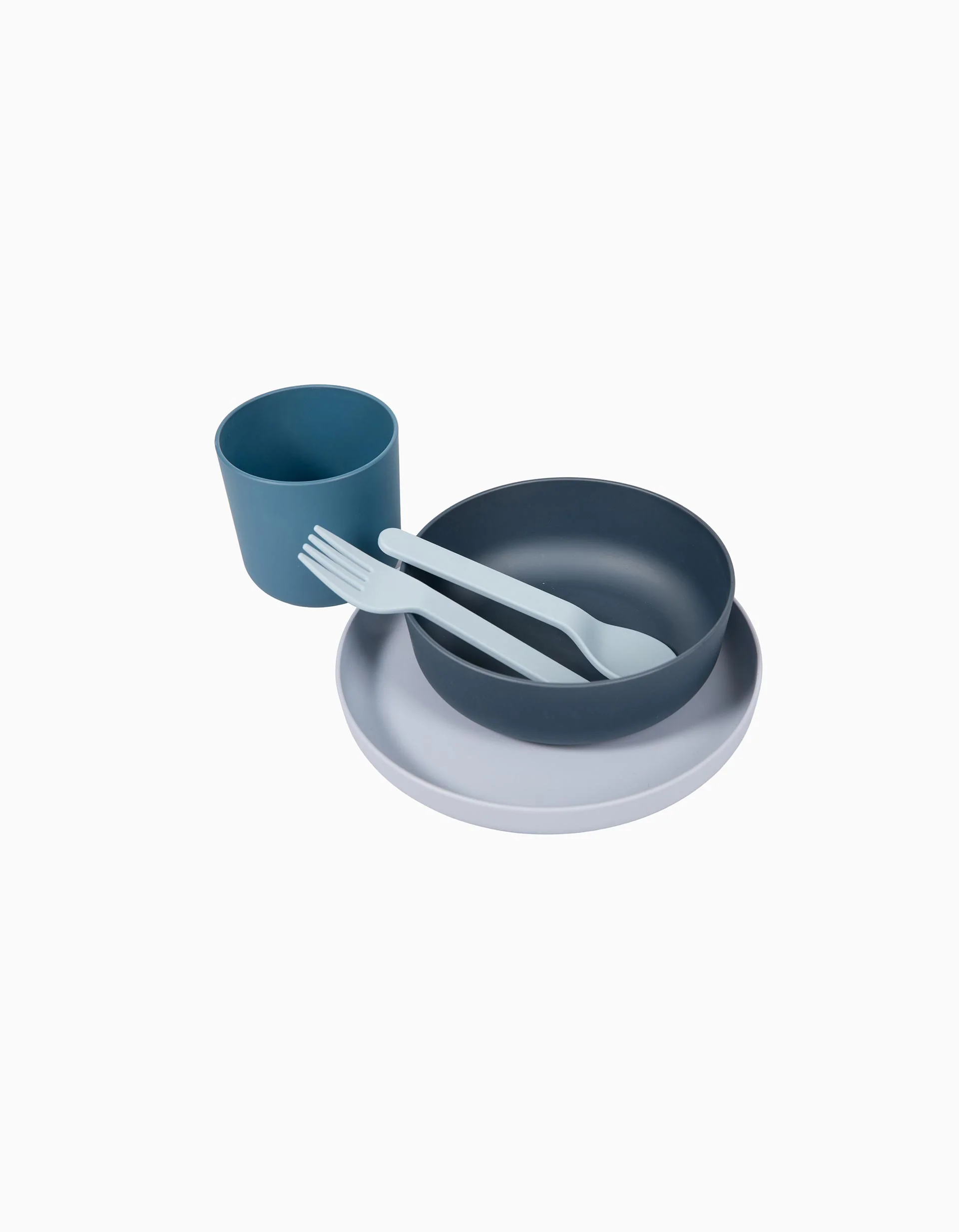 Bioplastic Meal Set 5 PCS Bo Jungle 6M+, Blue