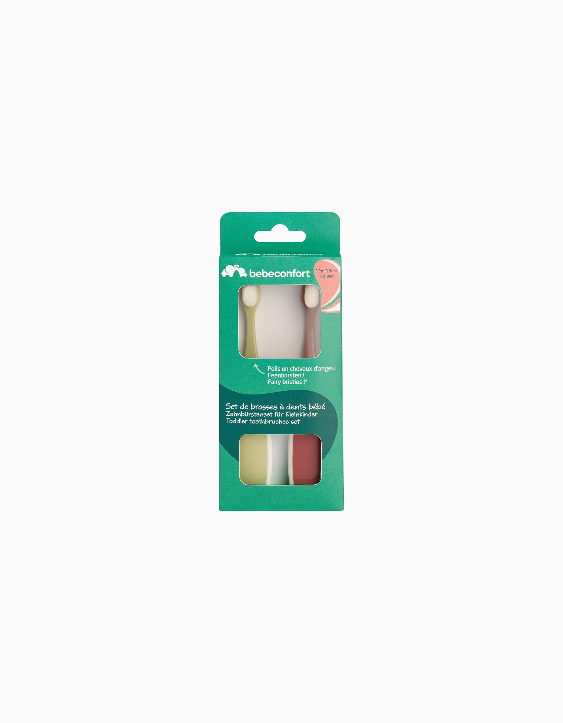 Set of 2 Toothbrushes Bebe Confort, 12-18M