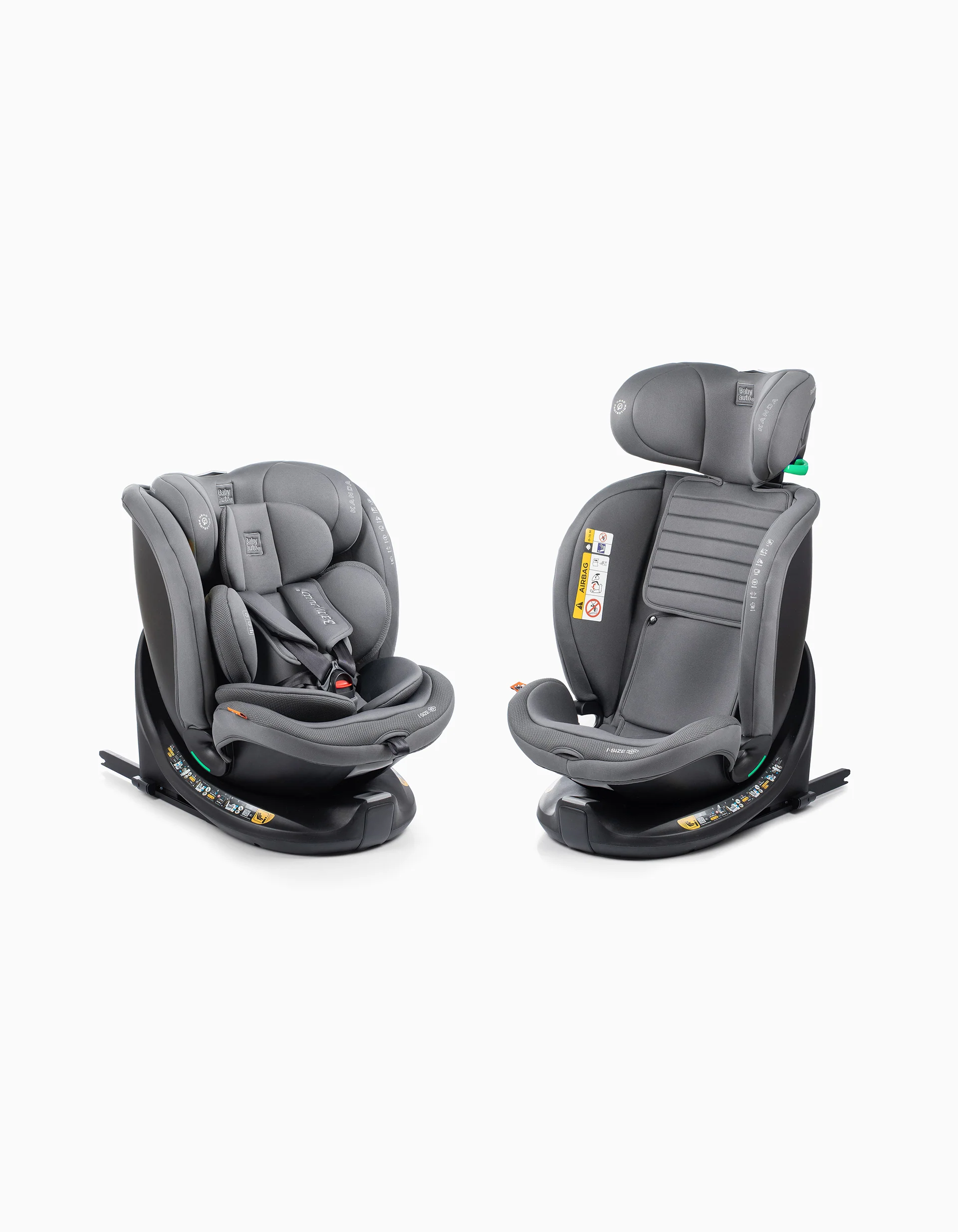 Car Seat I Size Babyauto Kanda TT Base, Grey