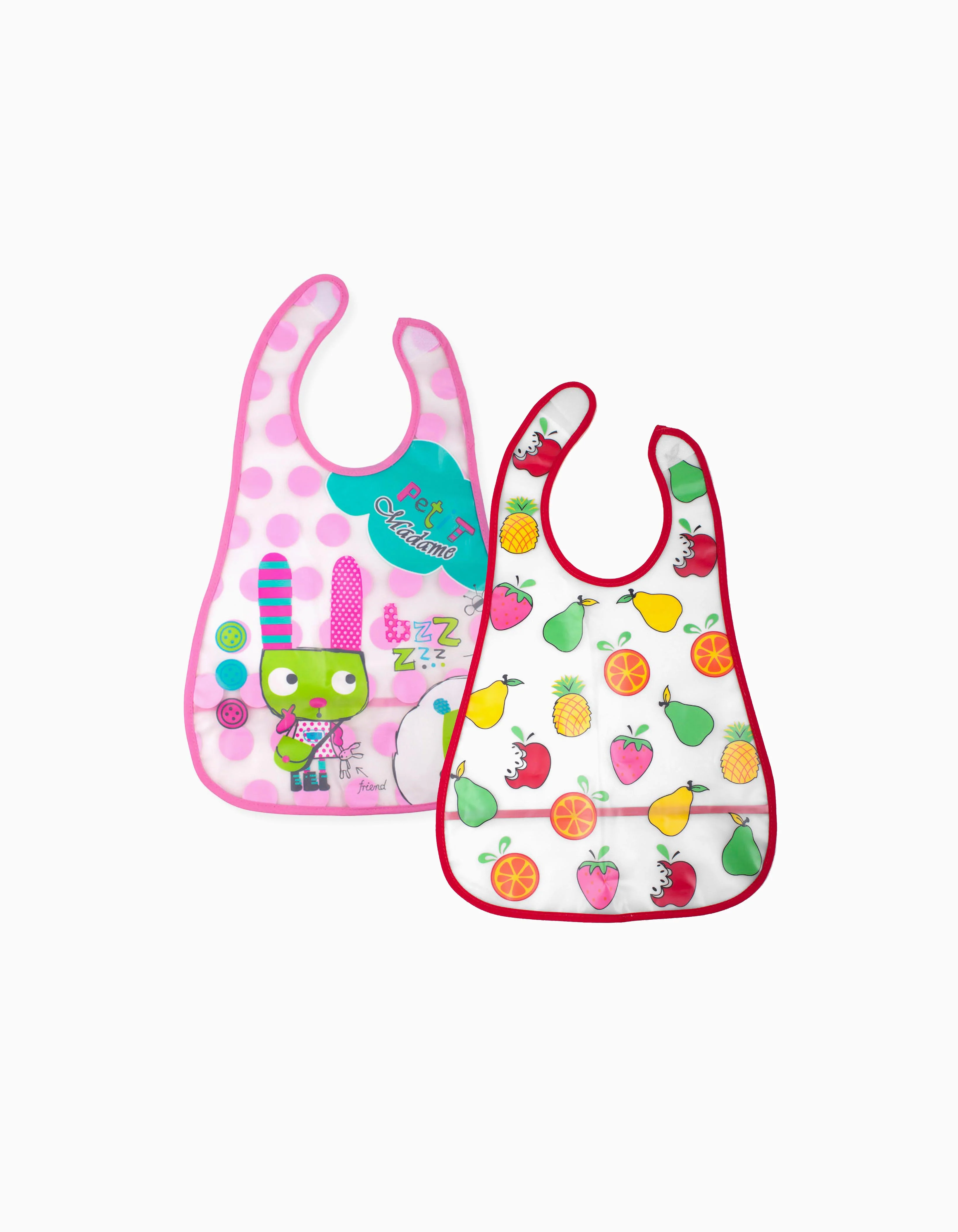 Pack of 2 Interbaby Waterproof Bibs 0M+