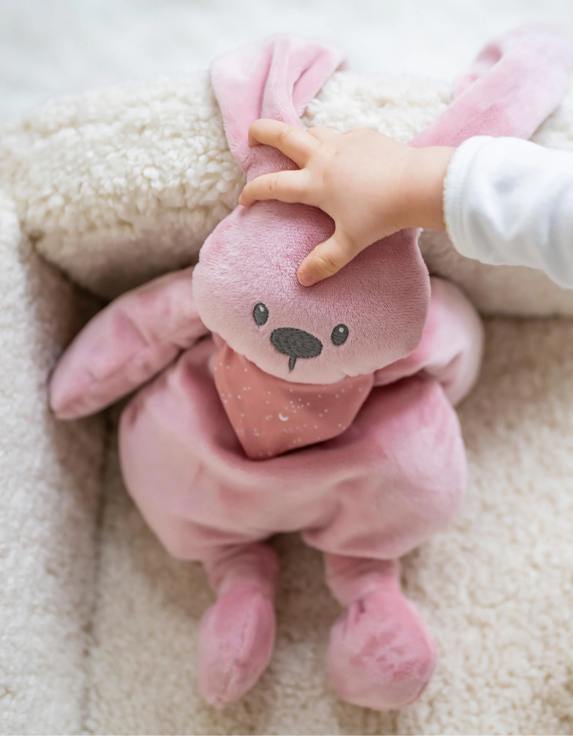 36Cm Nattou Lapidou Glow-In-The-Dark Soft Toy 0M+, Pink