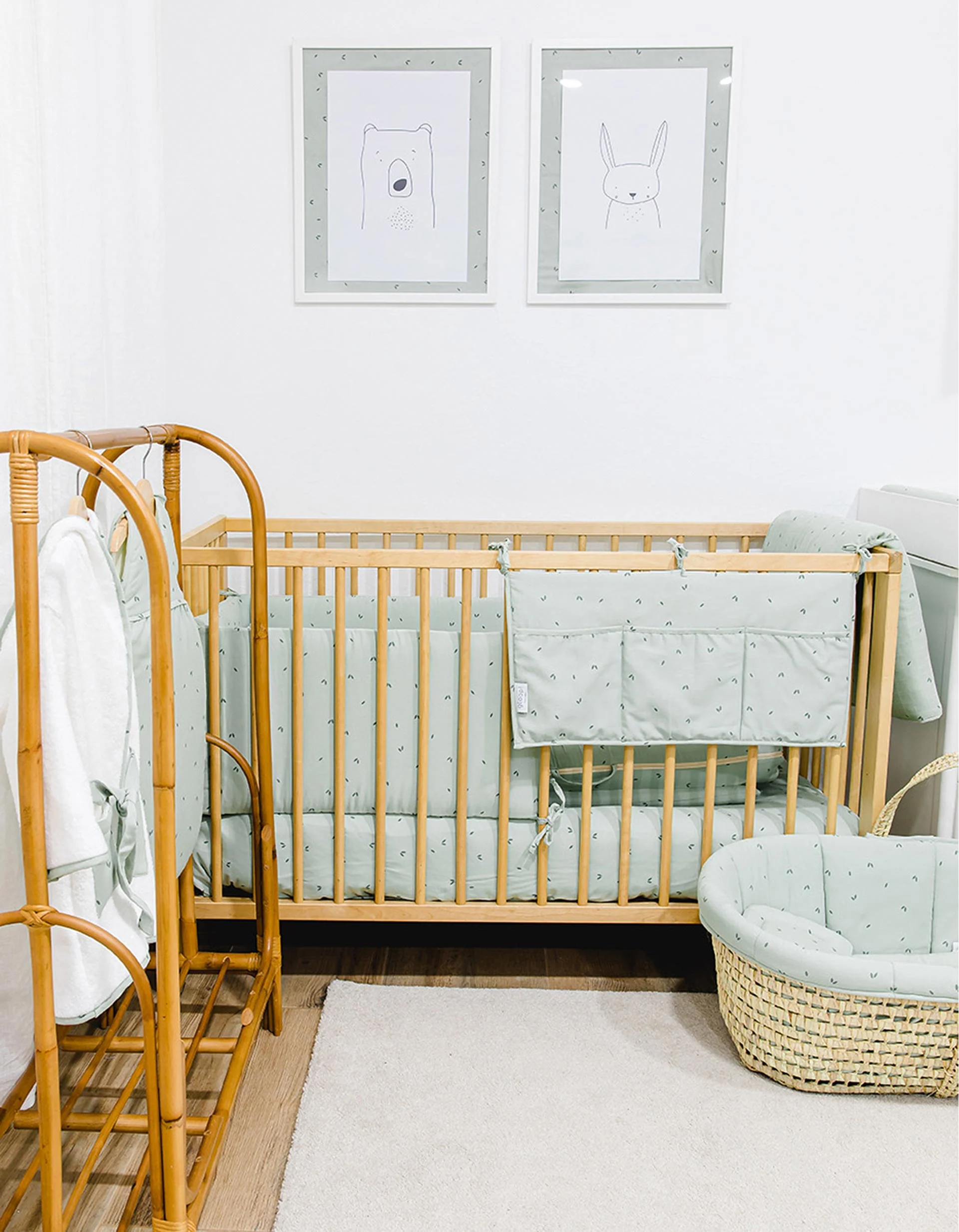 Crib Organizer Gloop! 30X60Cm, Green