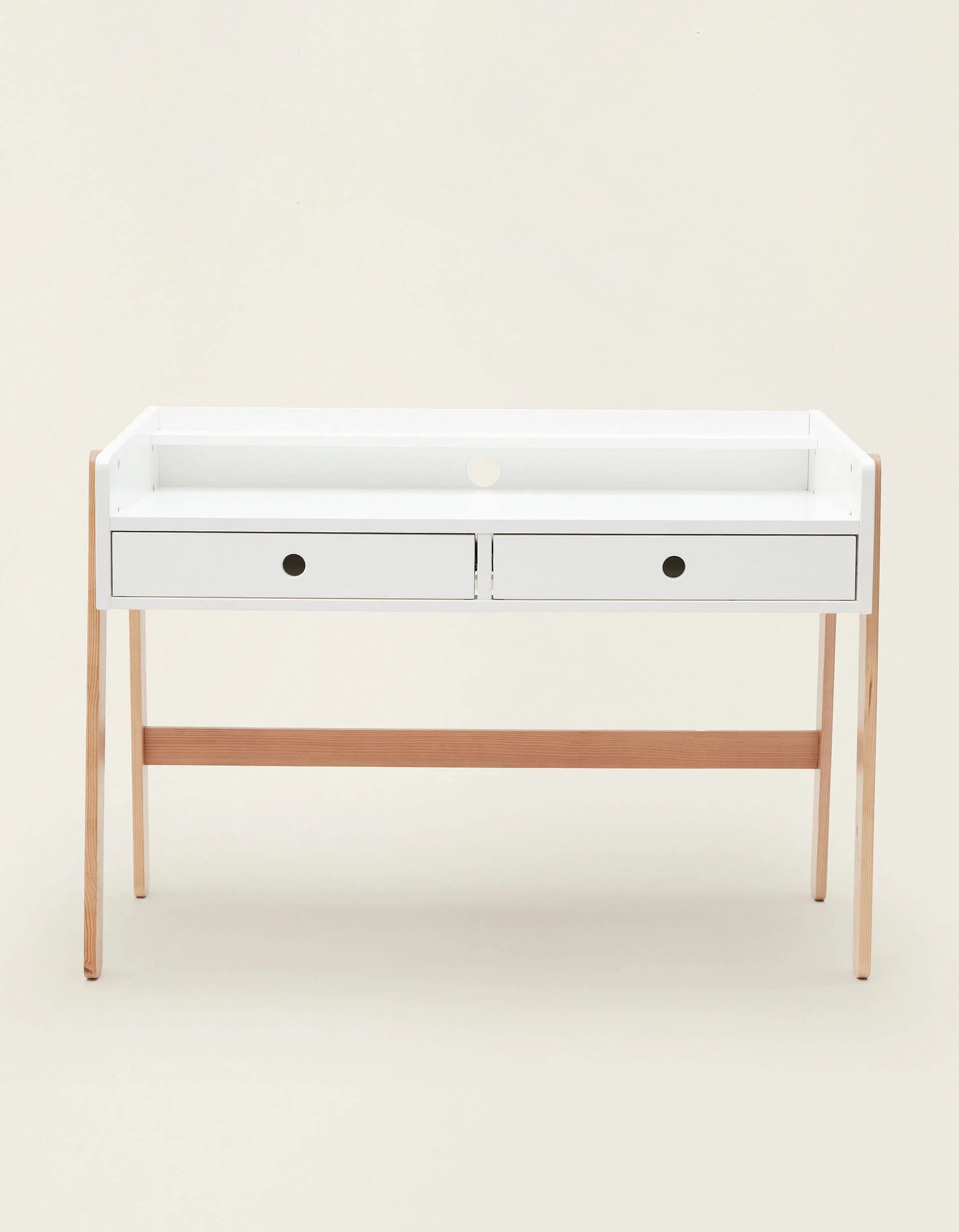 Evolutionary Desk With Drawers Zy Baby, White