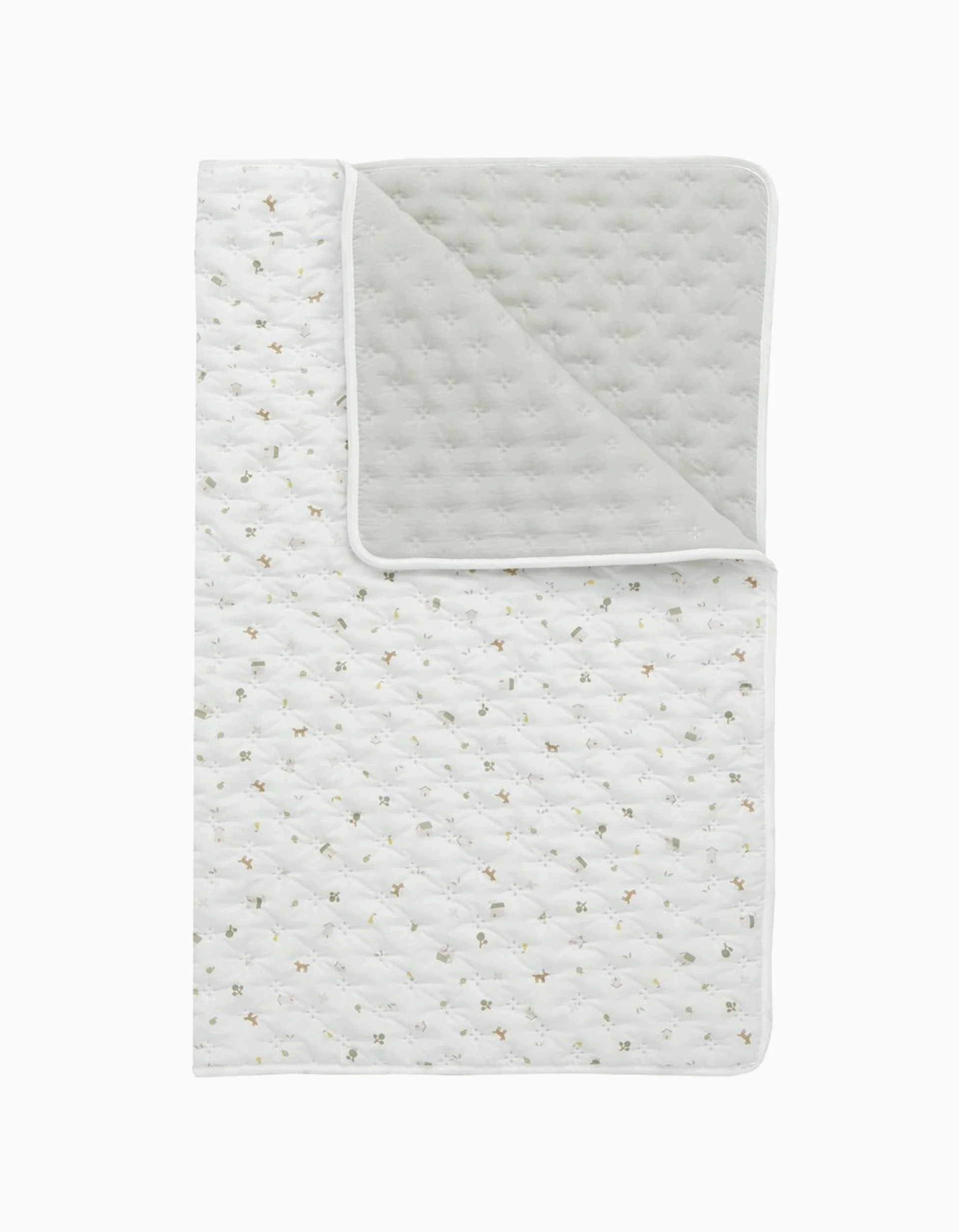 Co-Sleeping Boutí Crib Quilt Cambrass 100x80x1cm, Mint
