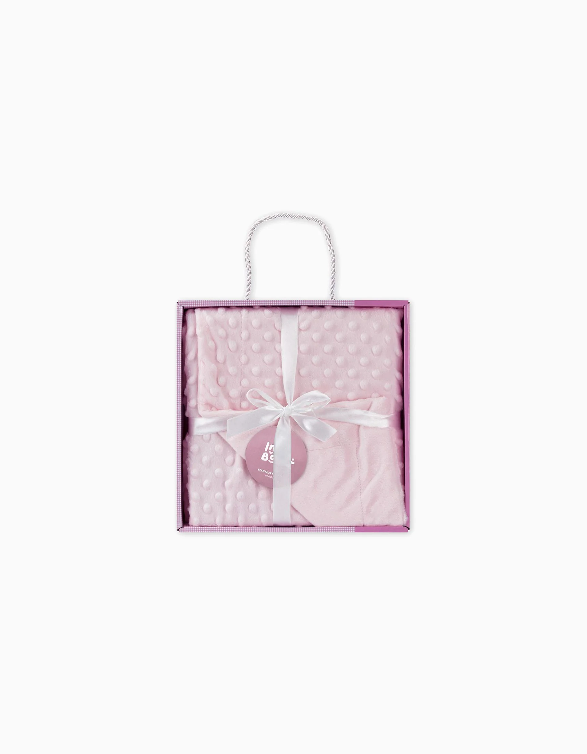 Blanket Interbaby 80X110cm, Bubble Pink