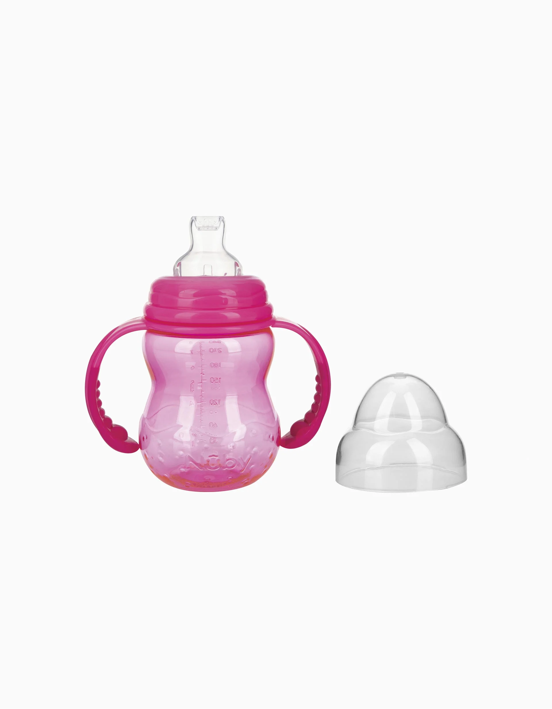 Tritan 240Ml Learning Cup Nuby 6M+  Pink