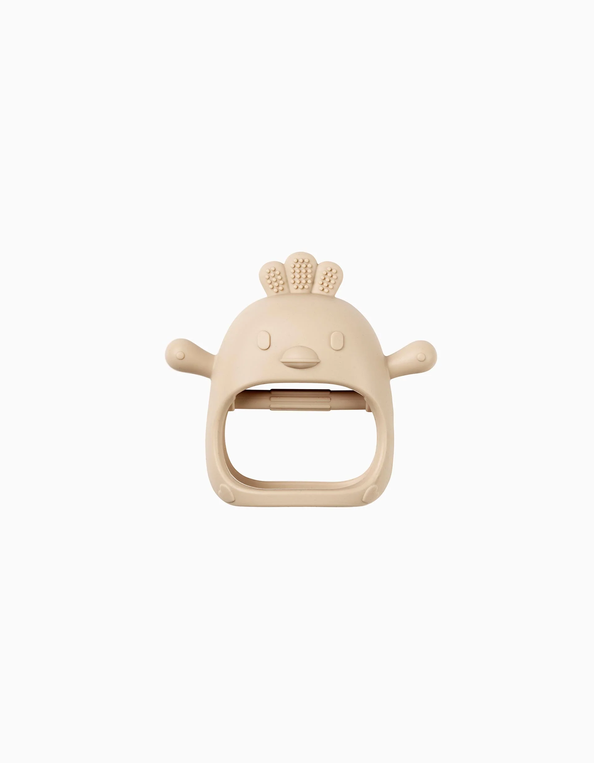 Silicone Glove Teether Nattou 0M+, Clay