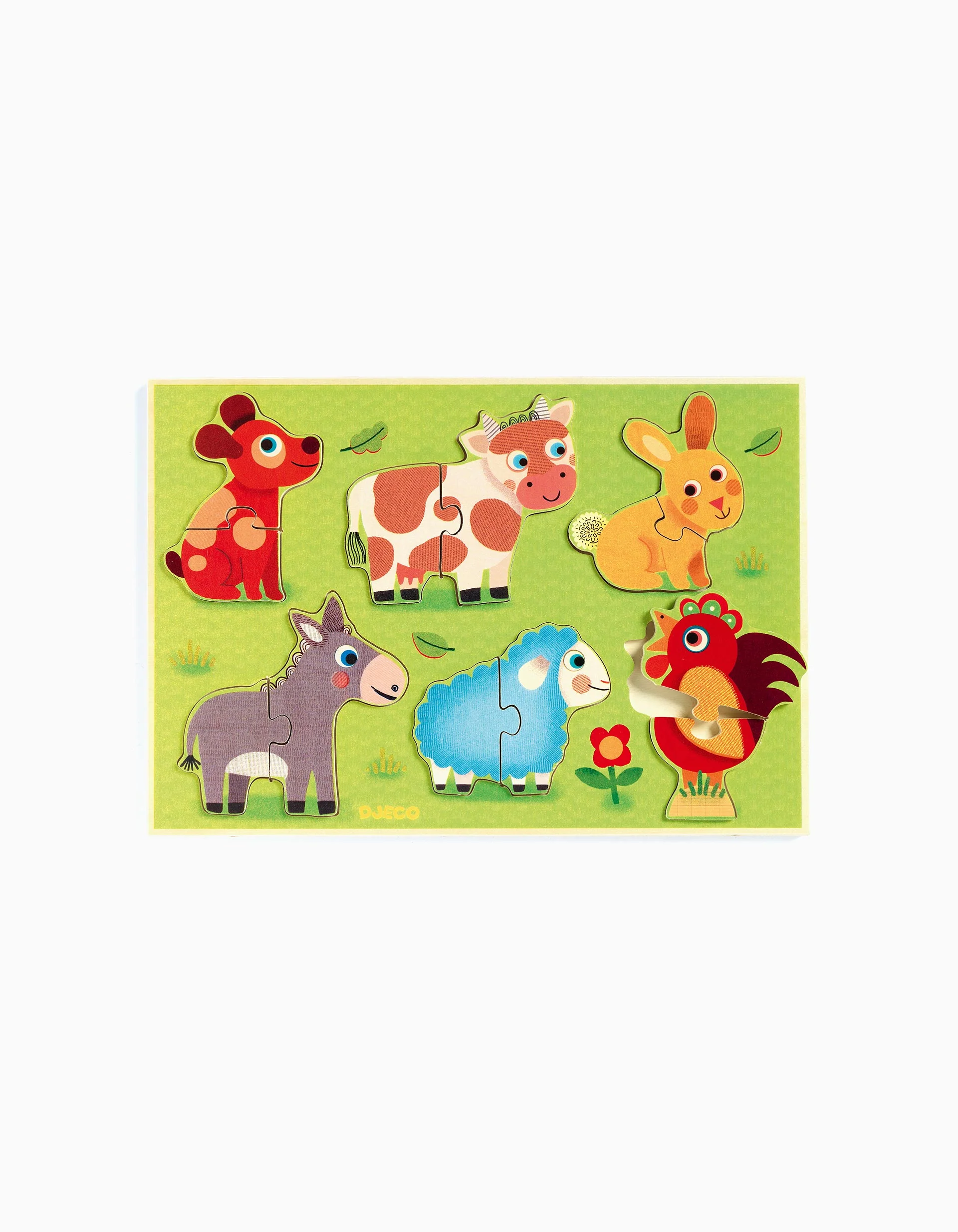 Puzzle Wooden Animals Djeco