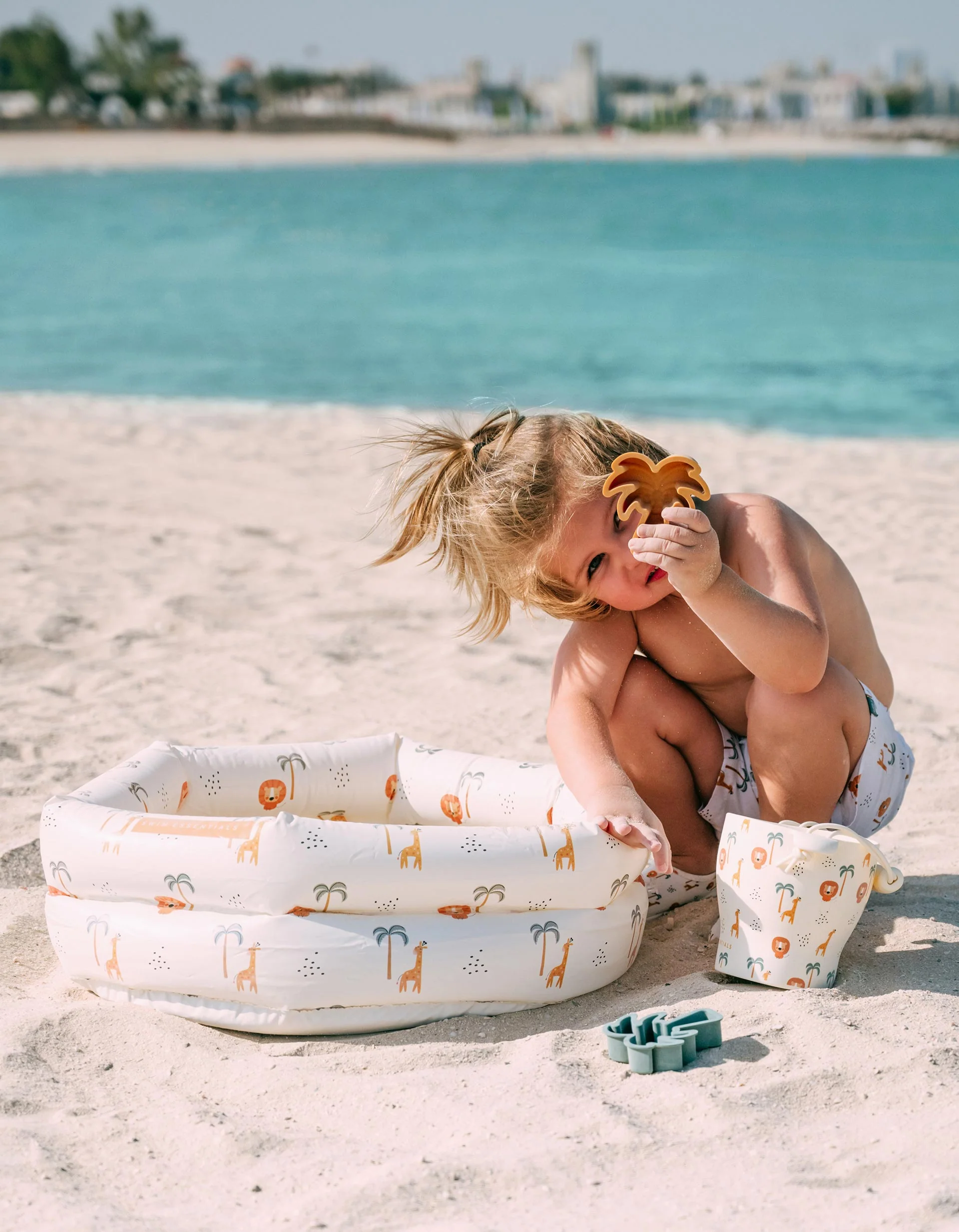 Inflatable Pool for Baby 60 cm Swim Essentials Jungle 0-2Y