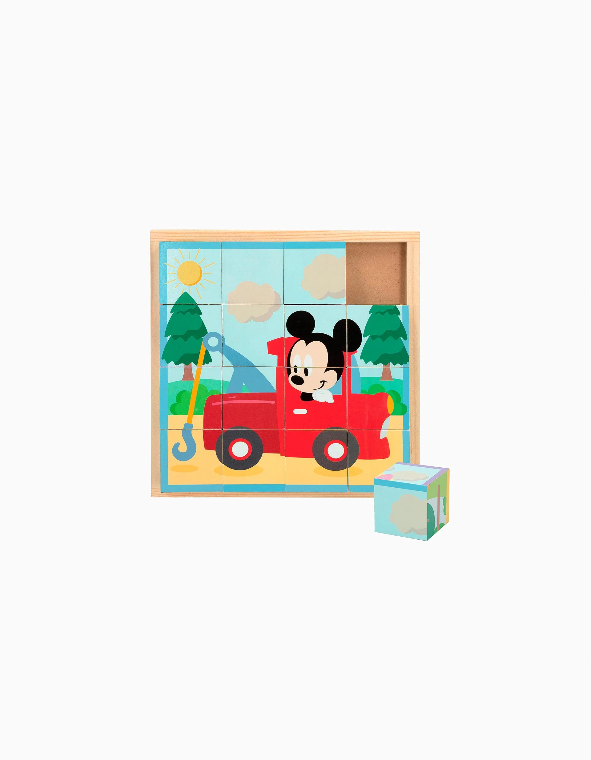Wooden Puzzle Cubes Disney 3A+