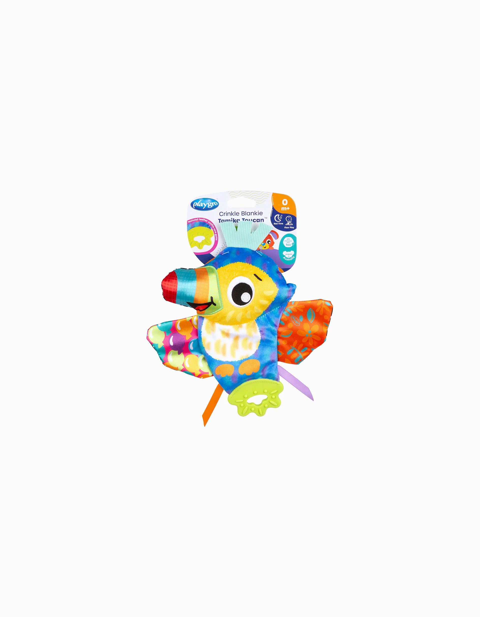 Crinkle Blankie Tamika Toucan Playgro 0M+