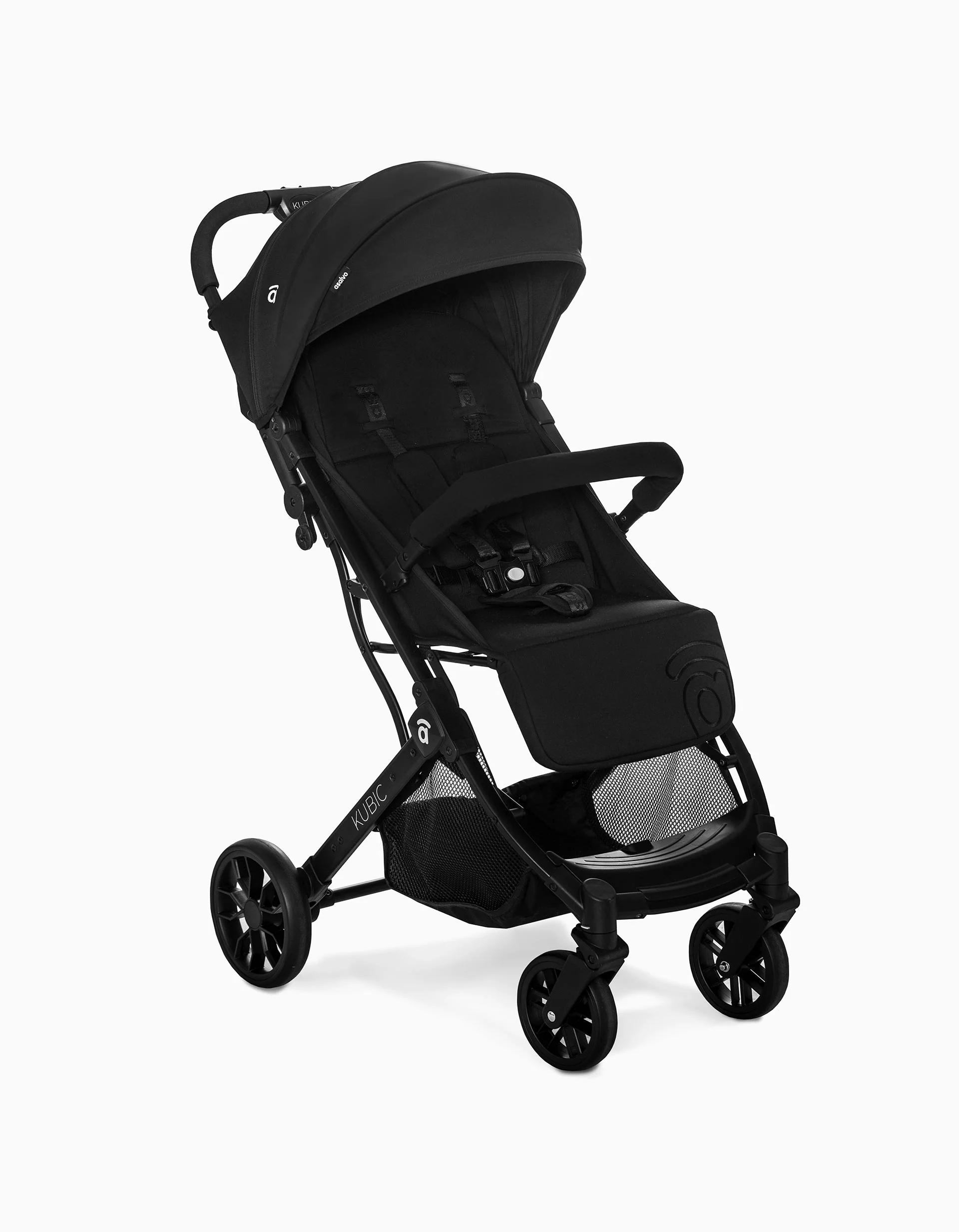 Stroller Asalvo Kubic 2, Black