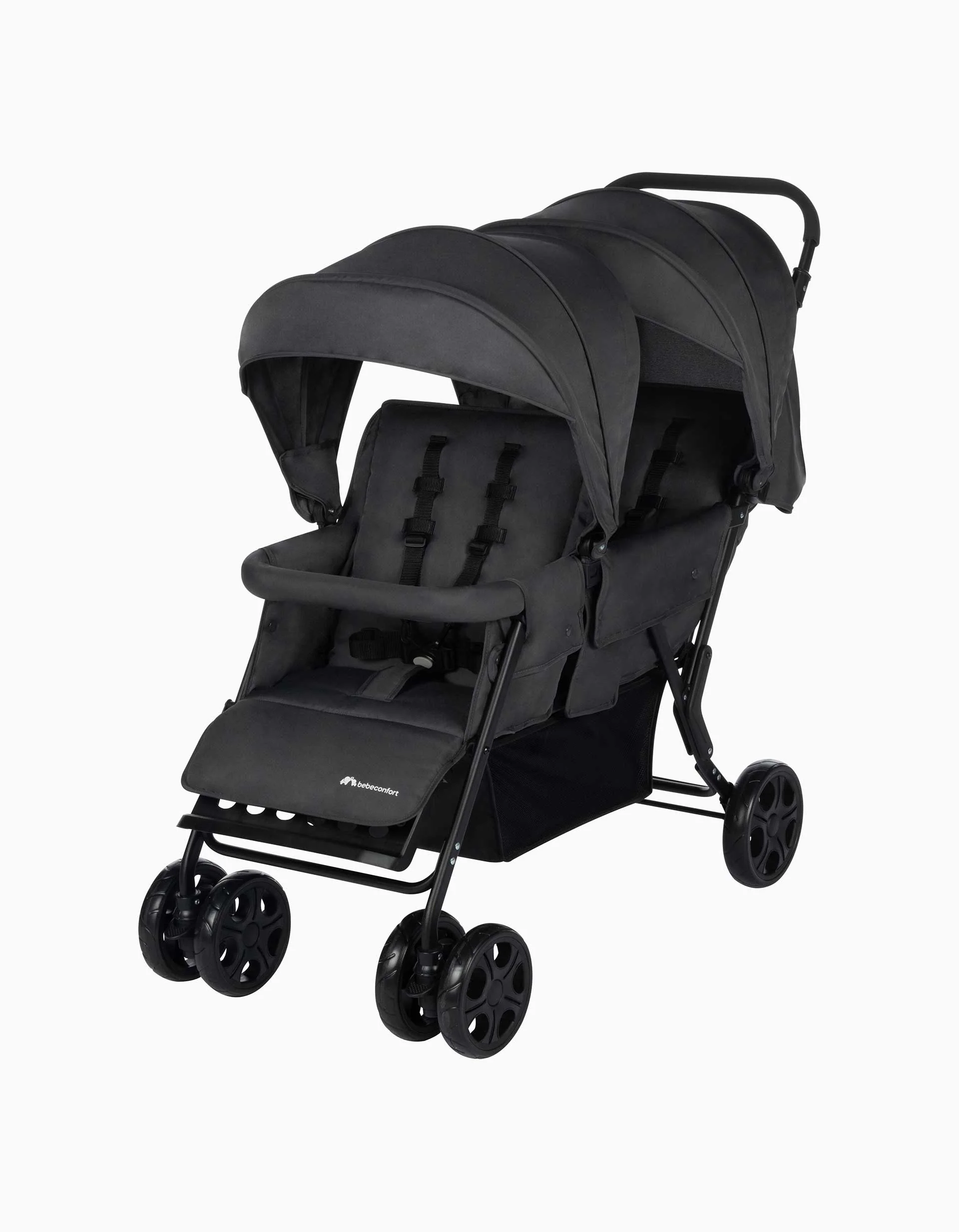 Bebe Confort Teamy Twin Pushchair, Mineral Graphite