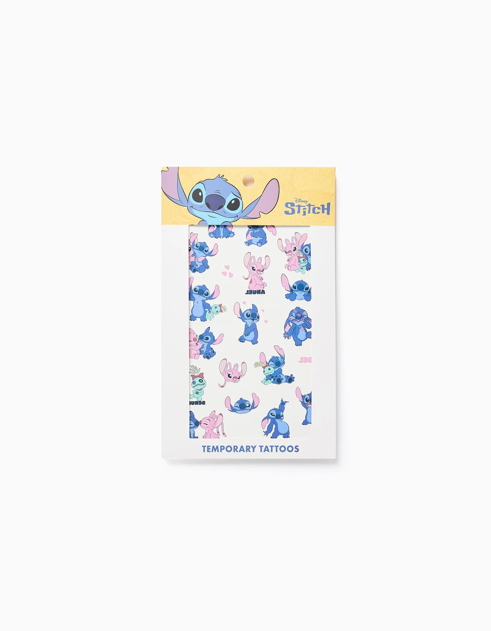 Temporary Tattoos with Stitch and Angel for Babies and Girls
