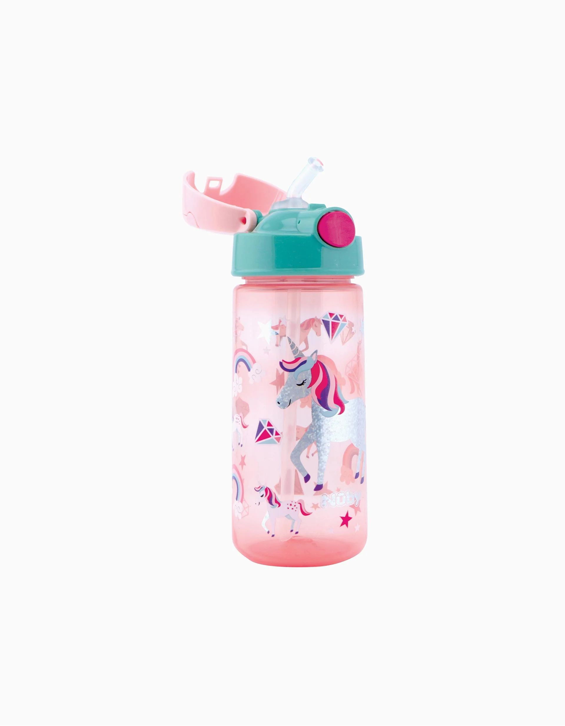 Nuby Straw Learning Cup 540Ml 36M+, Pink Green