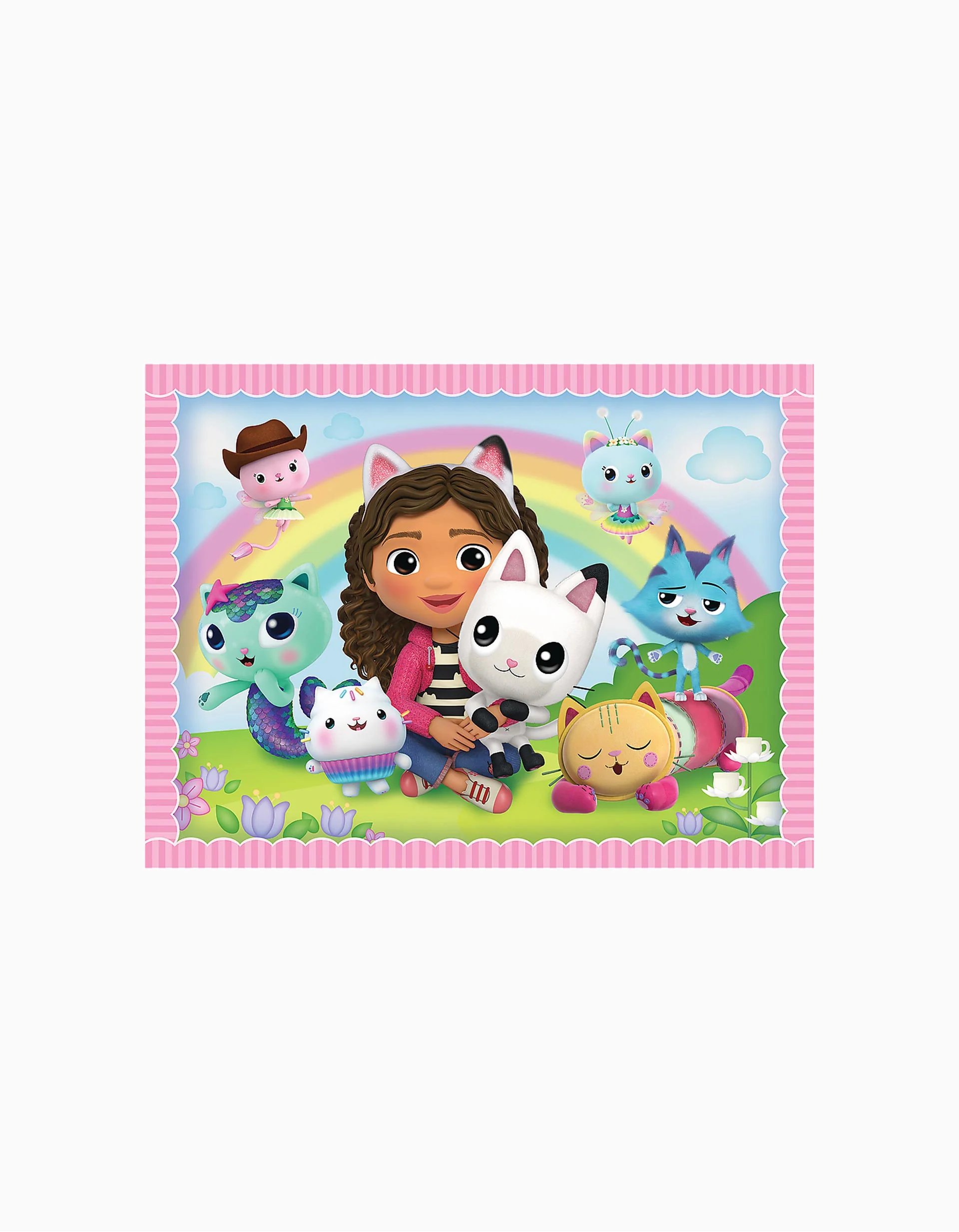 Puzzle 2In1 Trefl 30/48 Pcs 'Gabby with Her Friend - The Cat' 3Y+