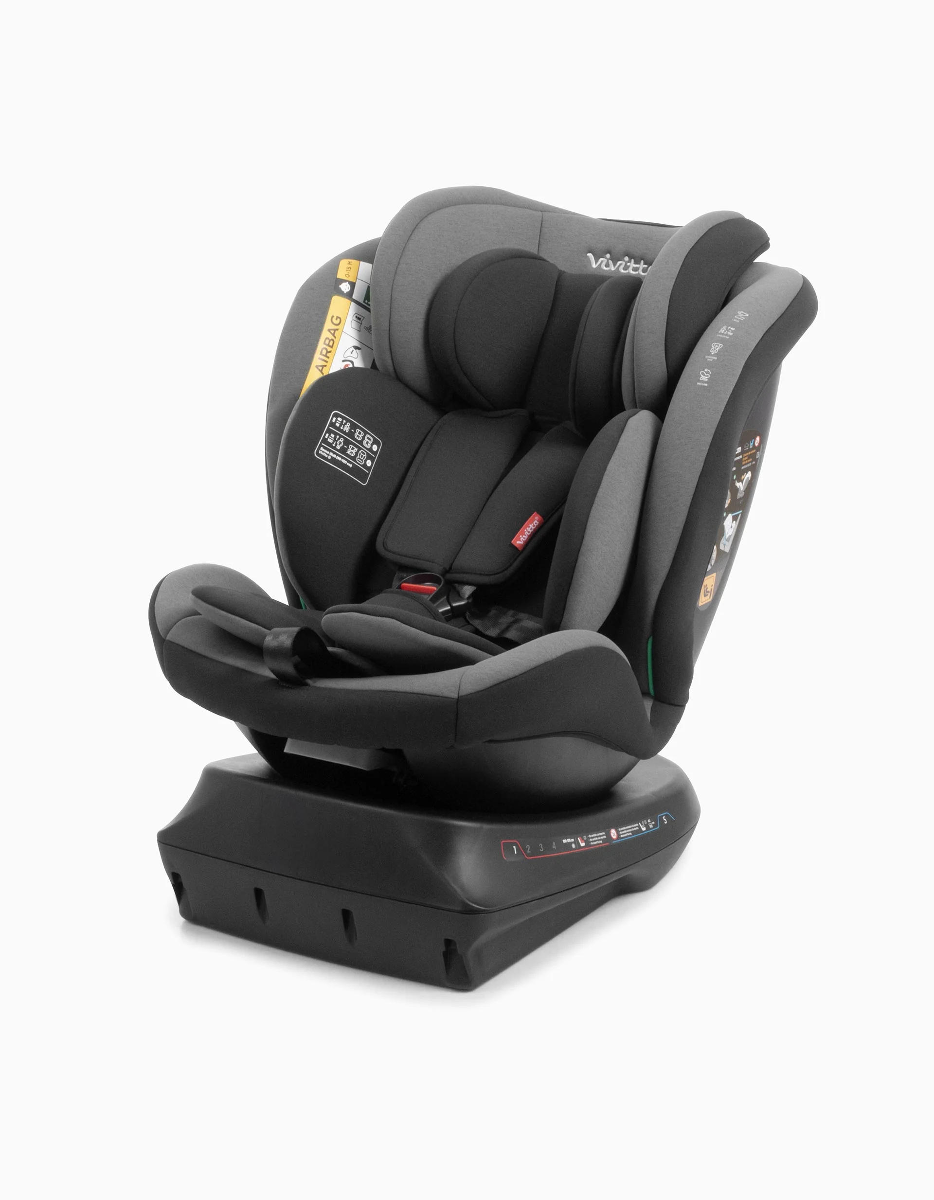 Car Seat Vivitta Sanna I-Belt, Grey Ceniza
