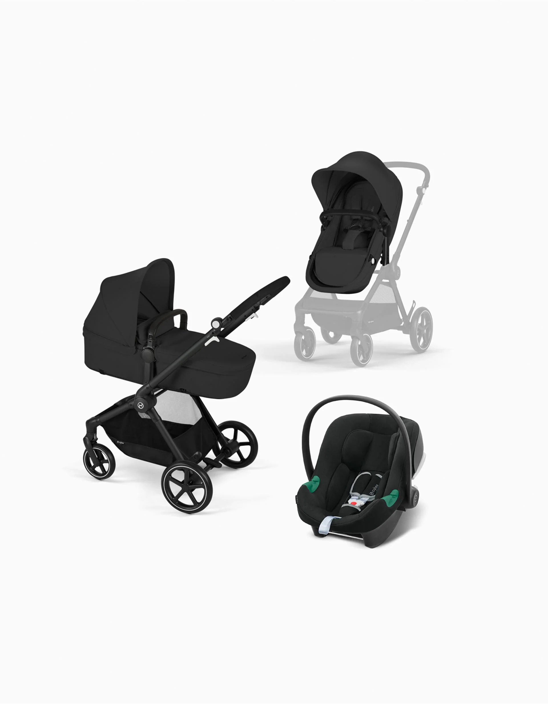 Cybex Eos Street Set, Black