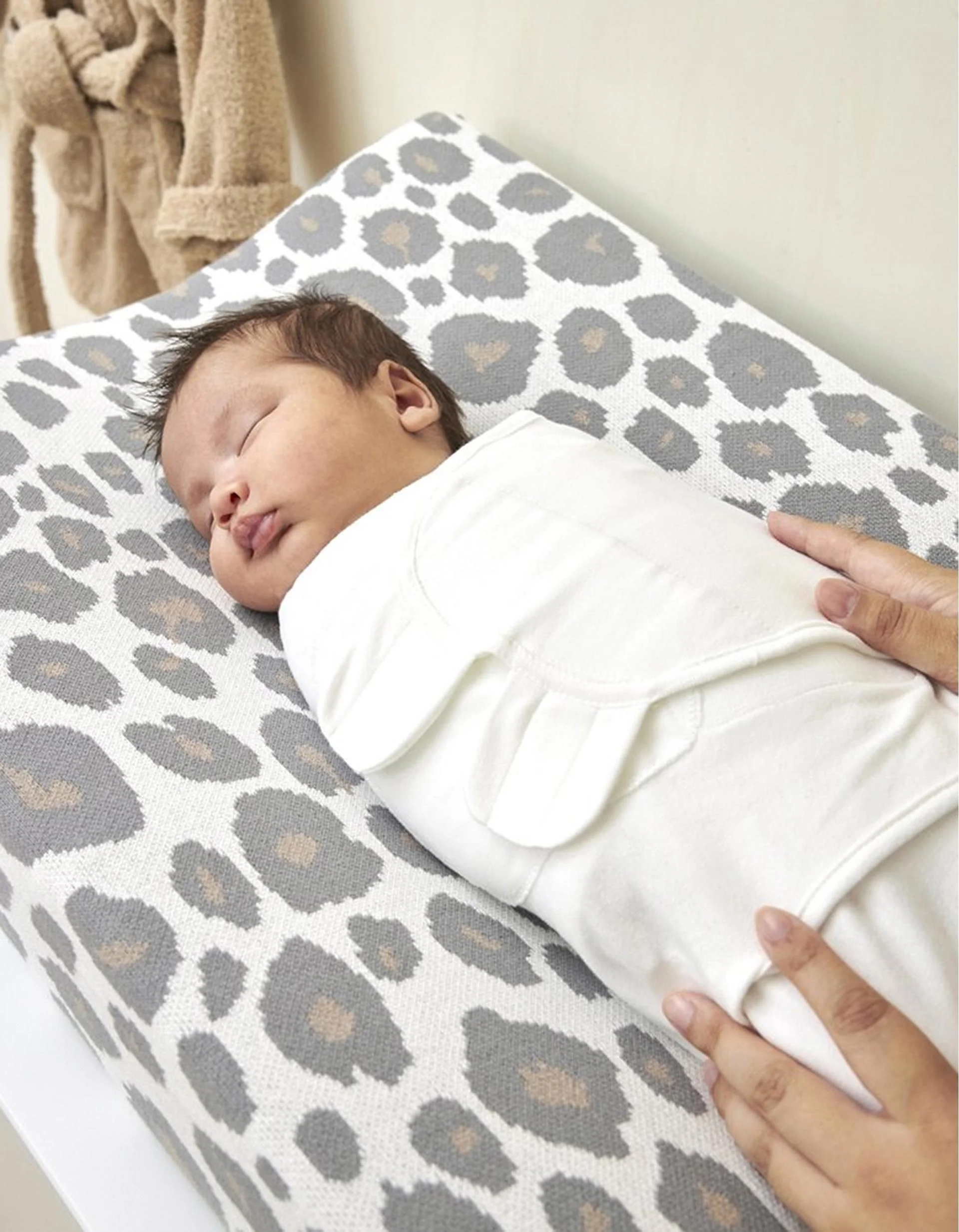 Swaddle Blanket Meyco TOG 1.0 0-3M, Off-White