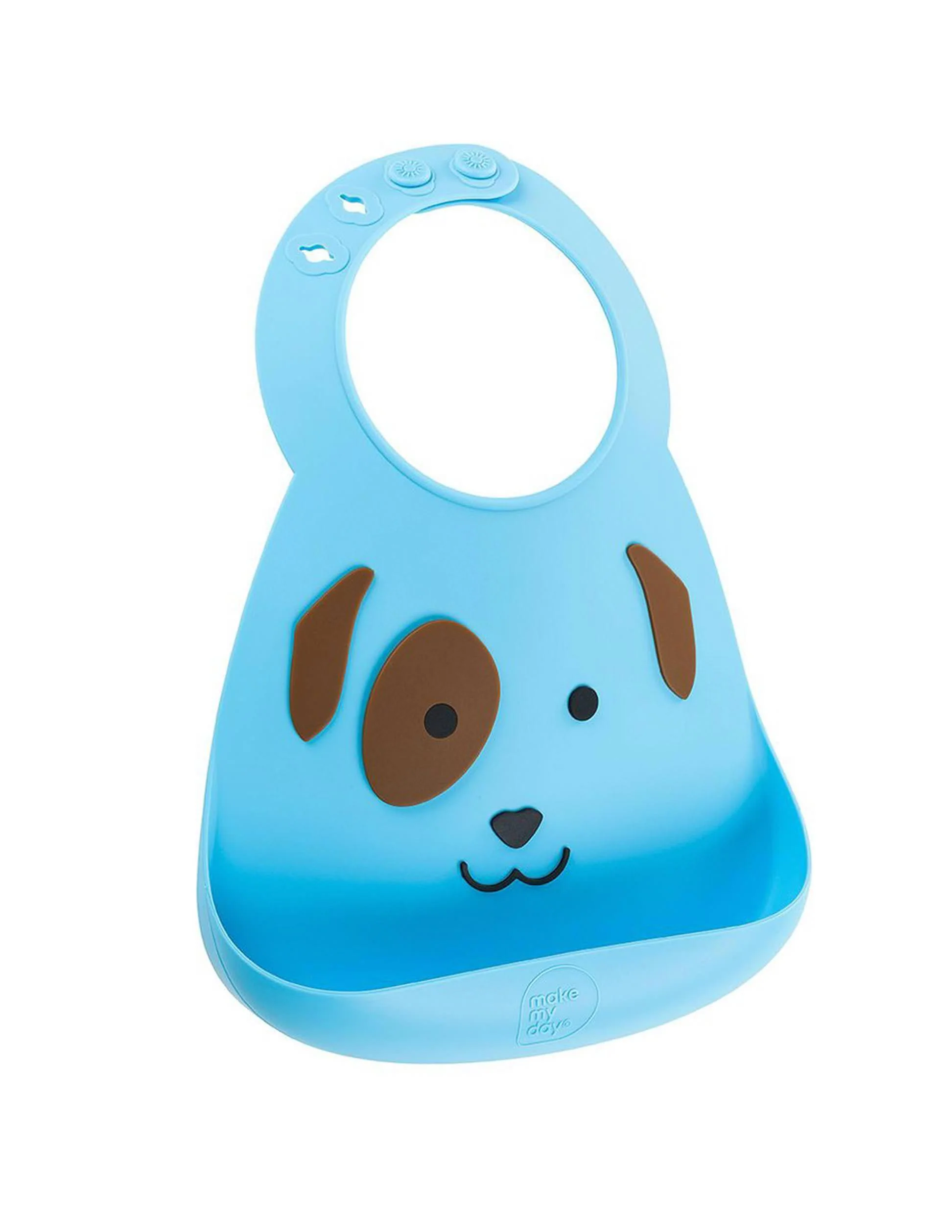 Silicone Bib Make My Day, Dog