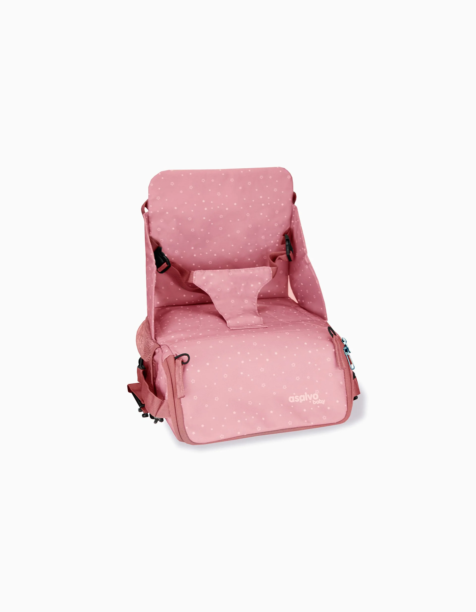 Booster highchair Hummus Stars Pink Asalvo