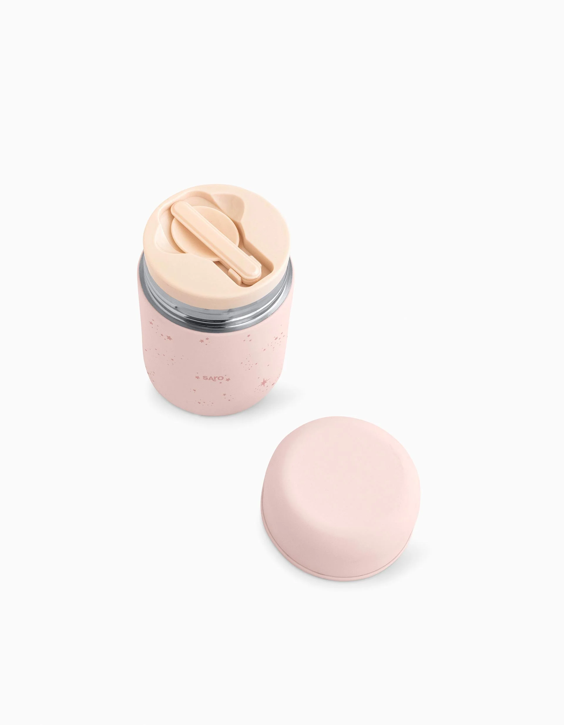 Food Thermo with Spoon Saro 300ml, Dunster Pink